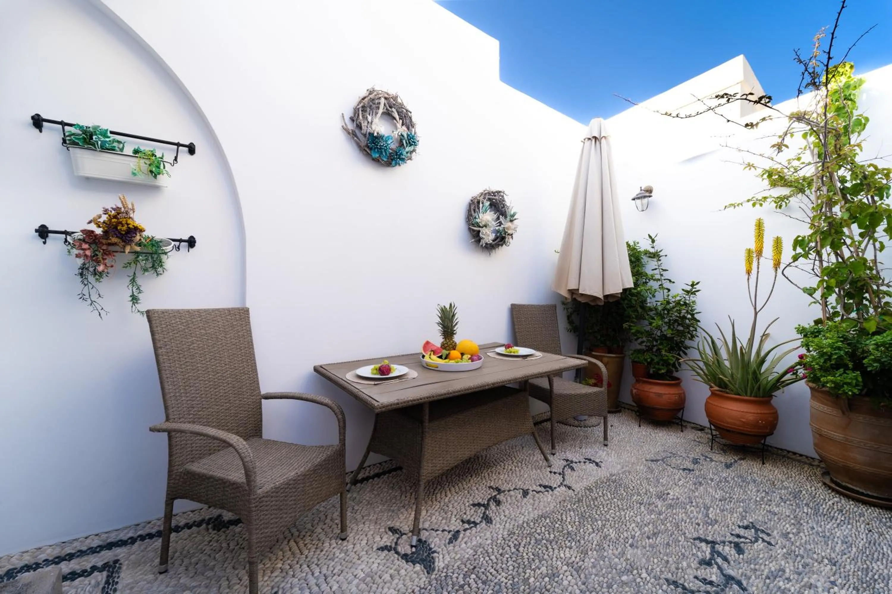Balcony/Terrace in Villa Dafni - Lindos