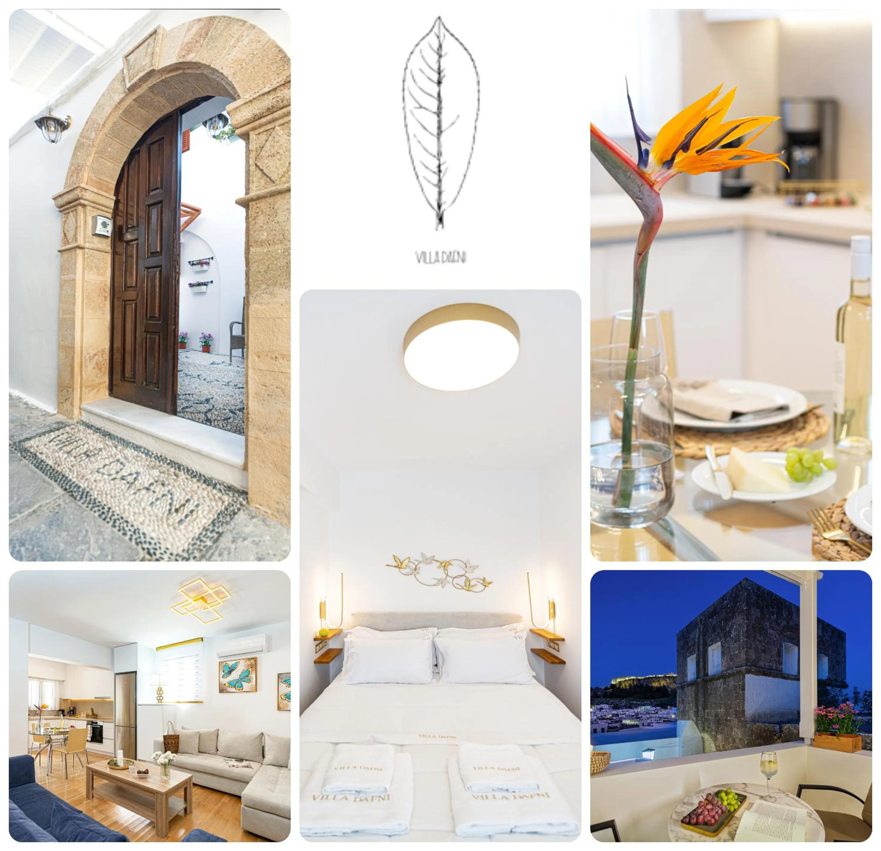 Property building, Bed in Villa Dafni - Lindos
