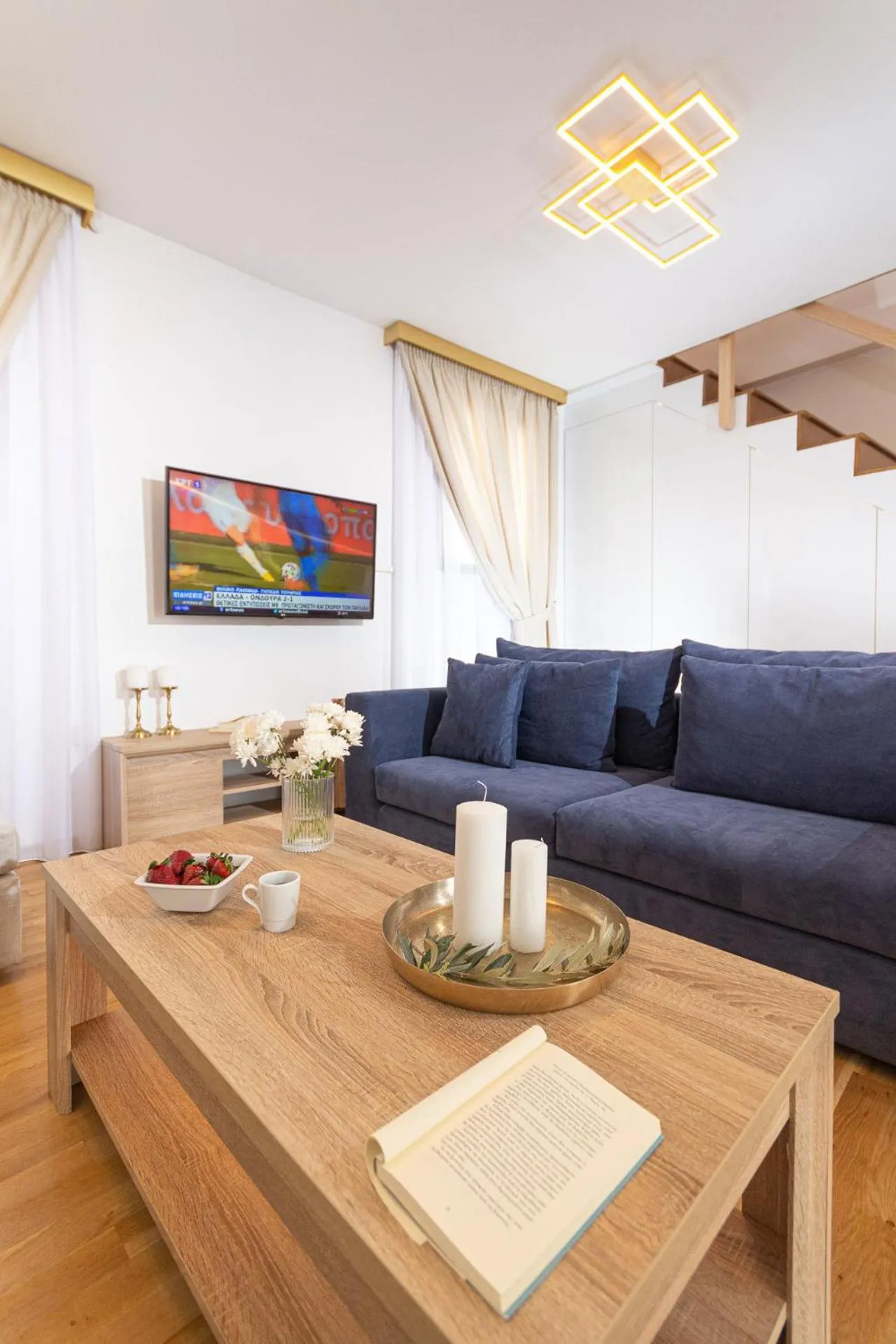 Living room in Villa Dafni - Lindos