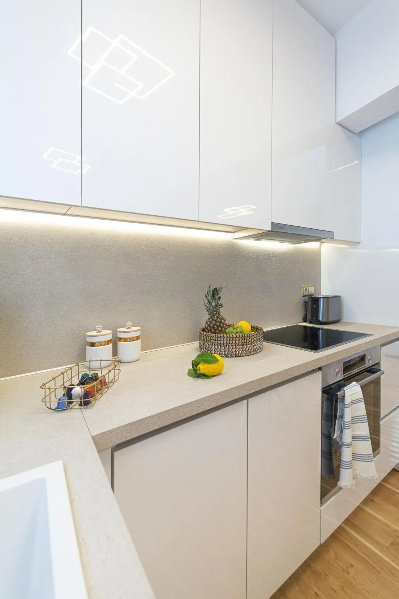 Kitchen or kitchenette in Villa Dafni - Lindos