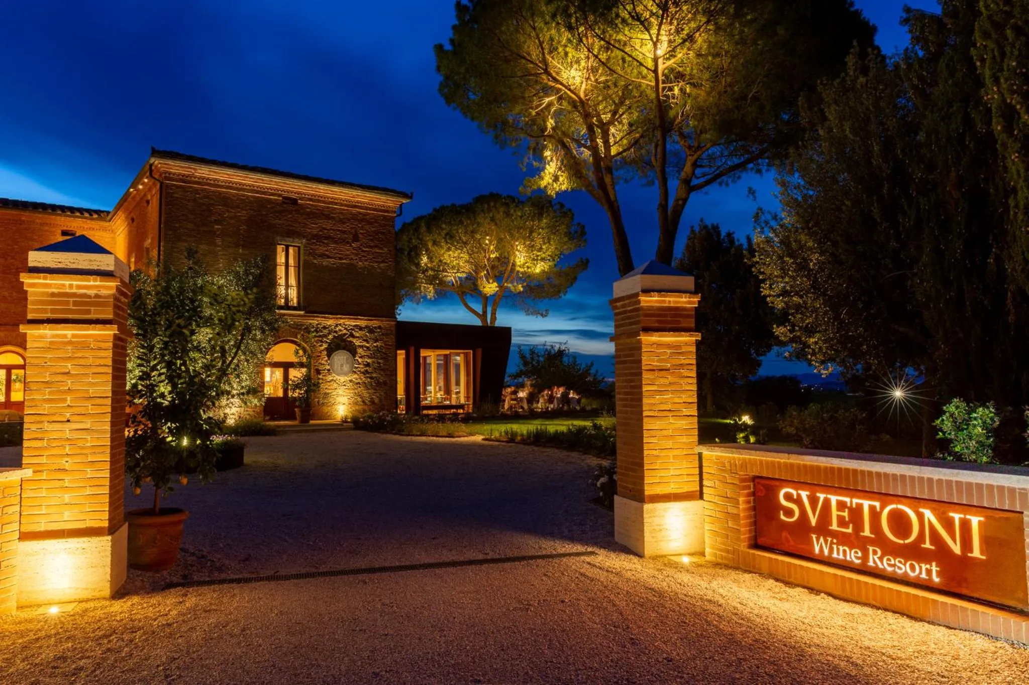 Facade/entrance in Villa Svetoni Wine Resort