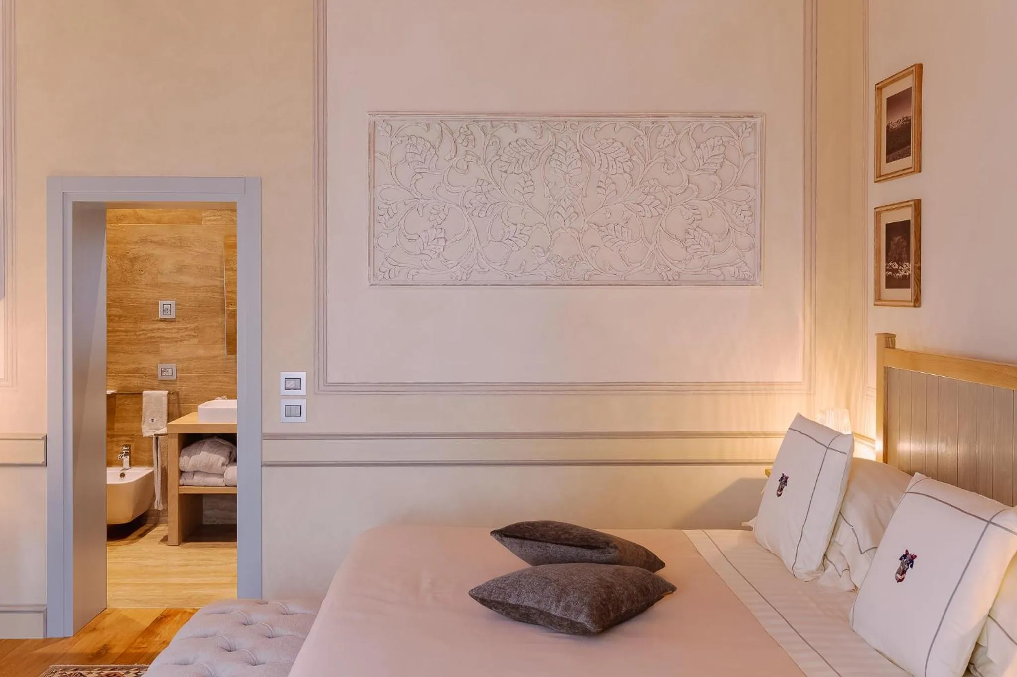 Bed in Villa Svetoni Wine Resort