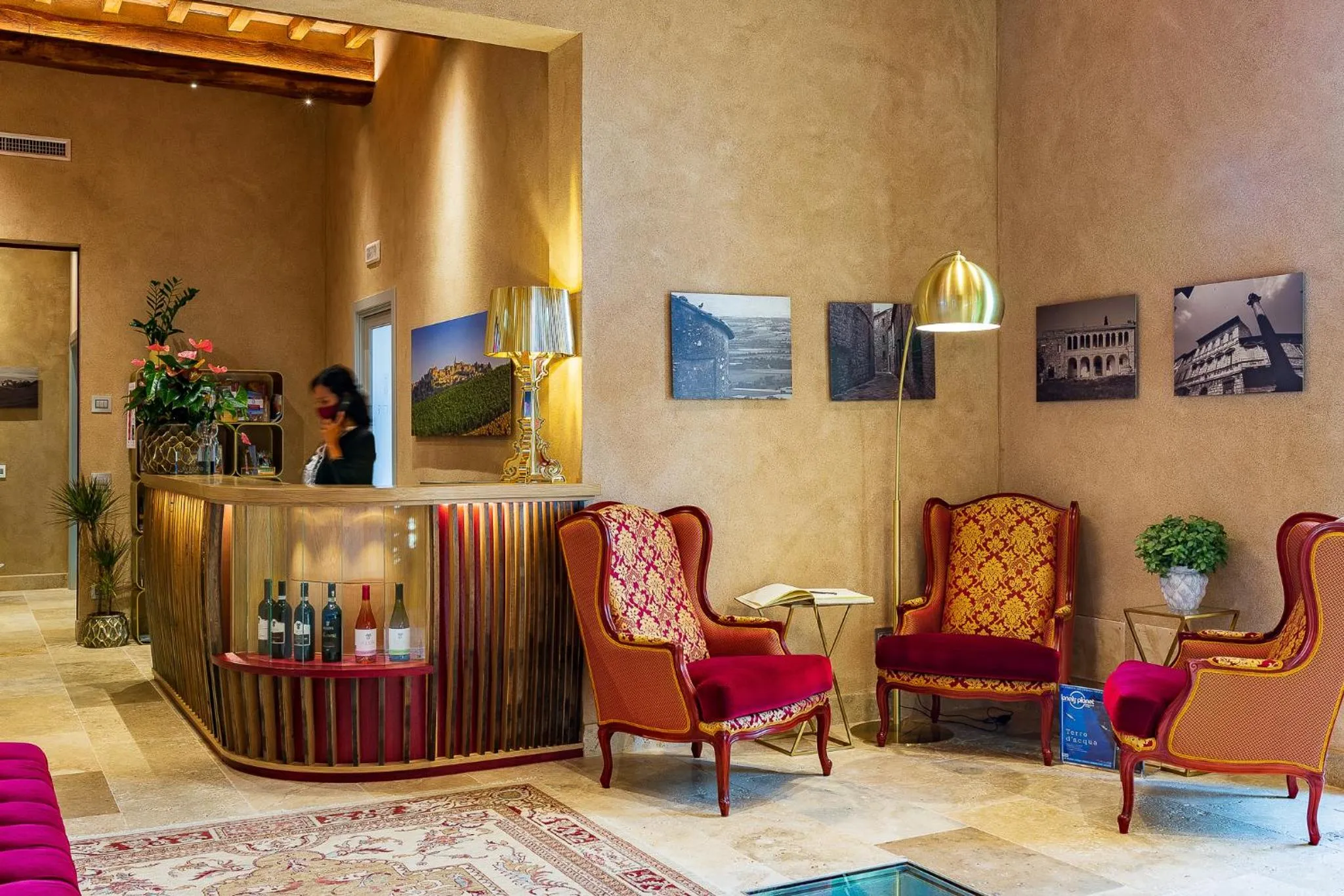 Lobby or reception in Villa Svetoni Wine Resort