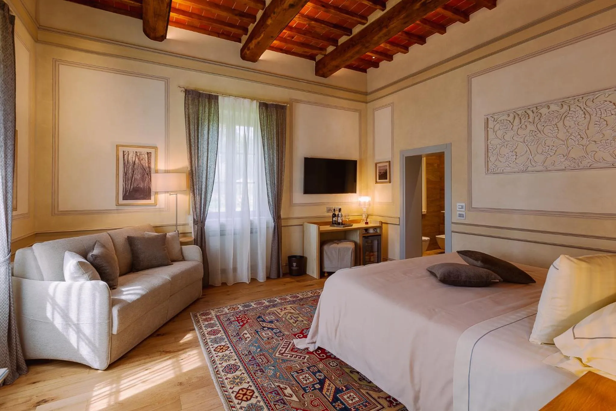 Bed in Villa Svetoni Wine Resort