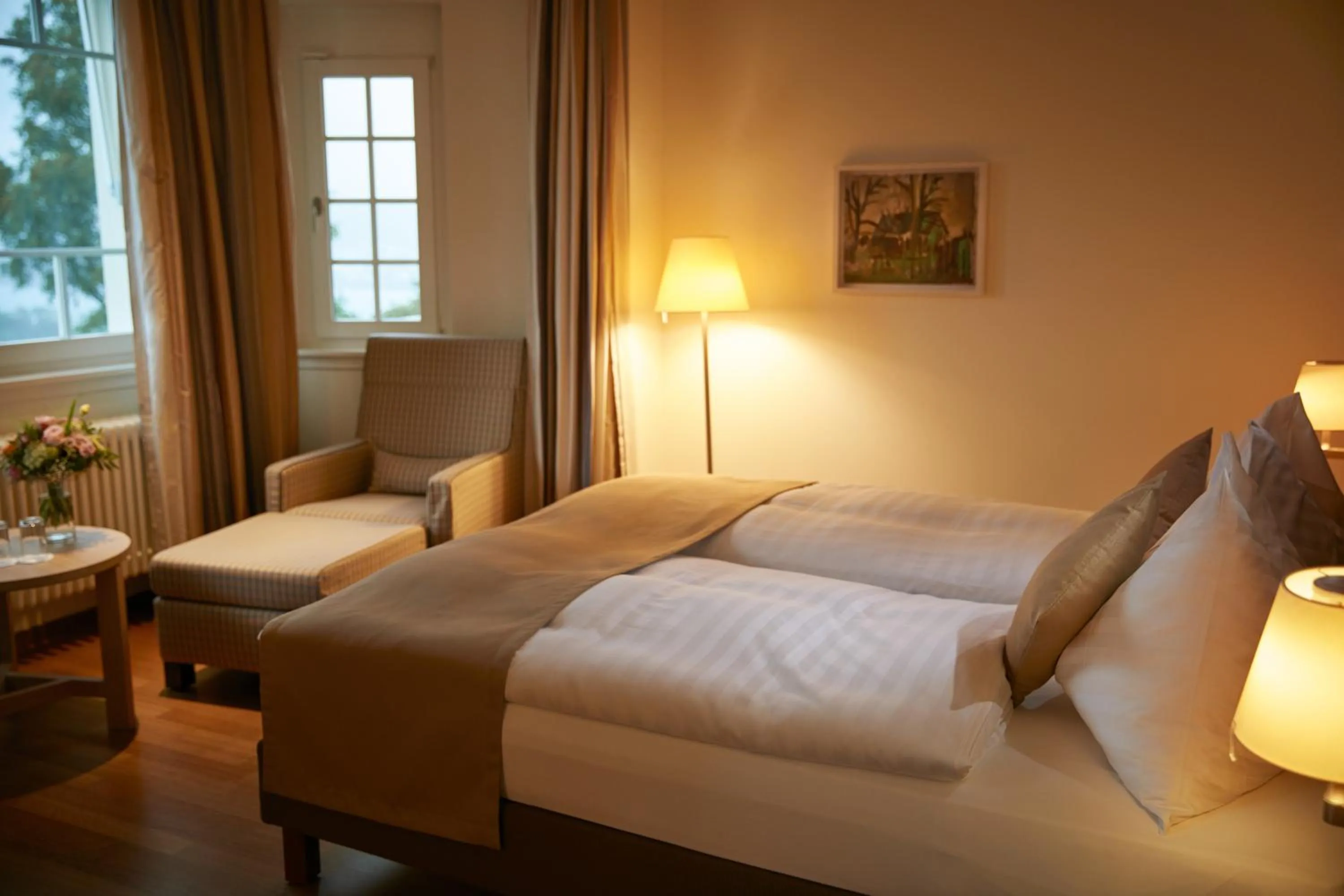 Bed in Kurhotel Sonnmatt Luzern