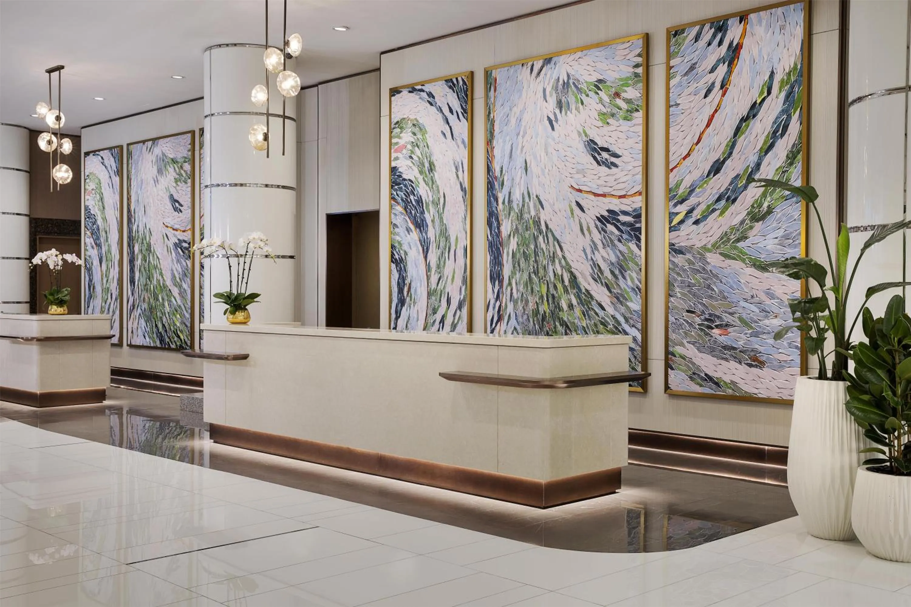 Lobby or reception in Hilton Dubai Jumeirah