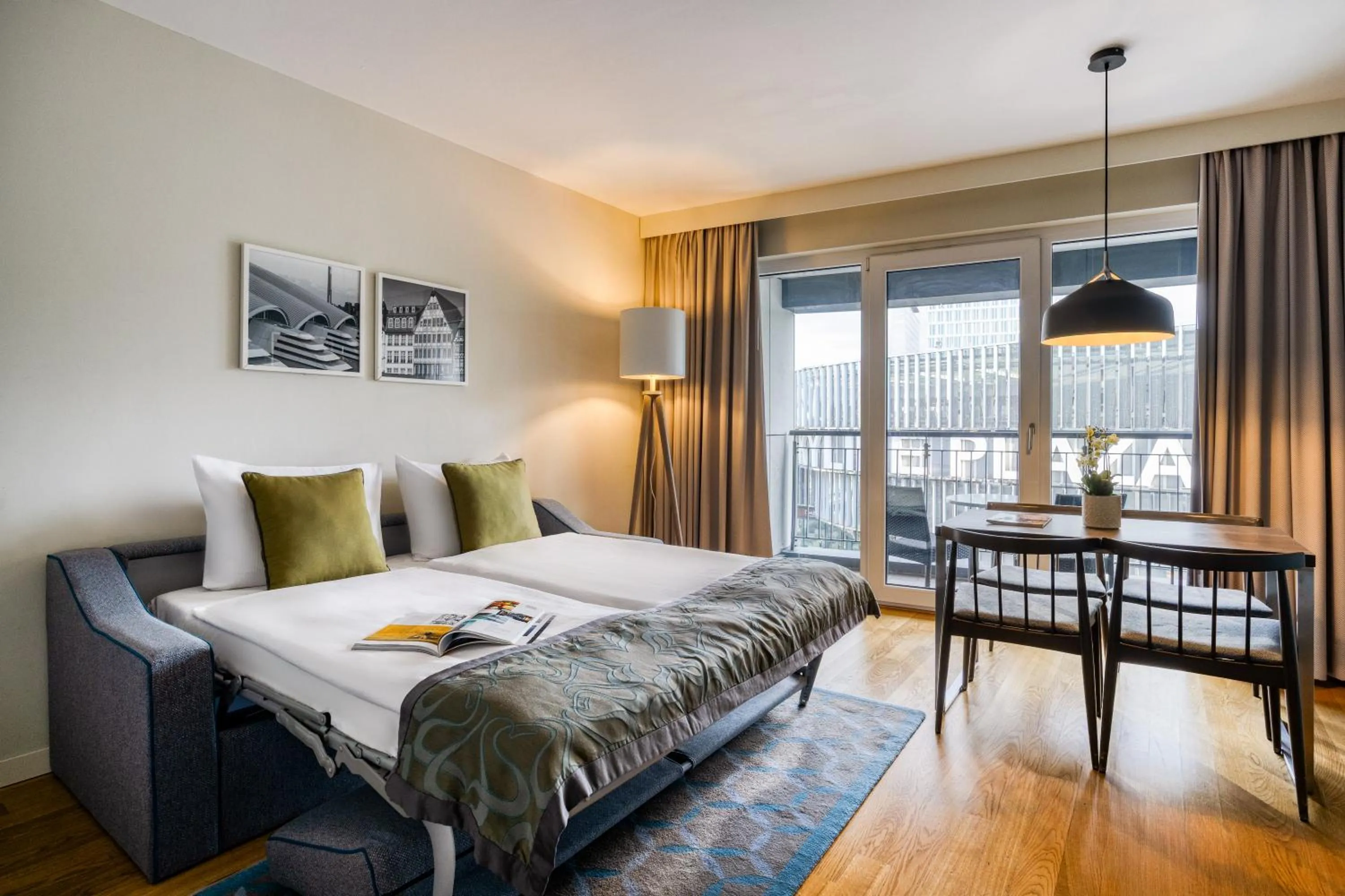 Bedroom, Bed in Citadines City Centre Frankfurt