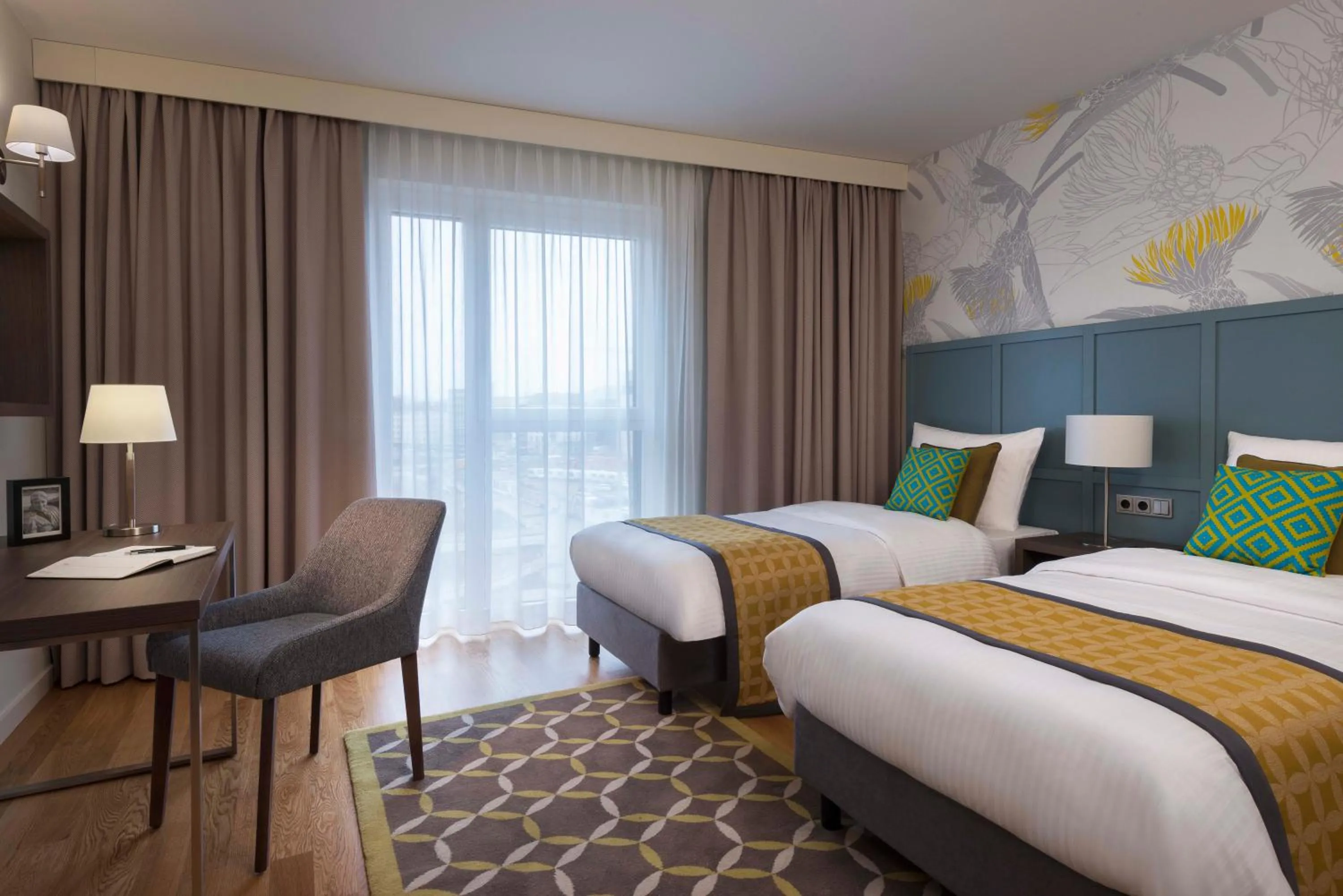 Bed in Citadines City Centre Frankfurt