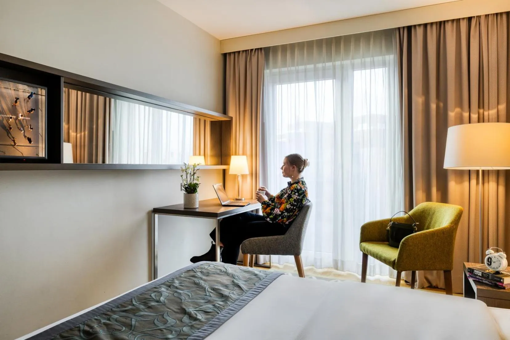 Bedroom in Citadines City Centre Frankfurt