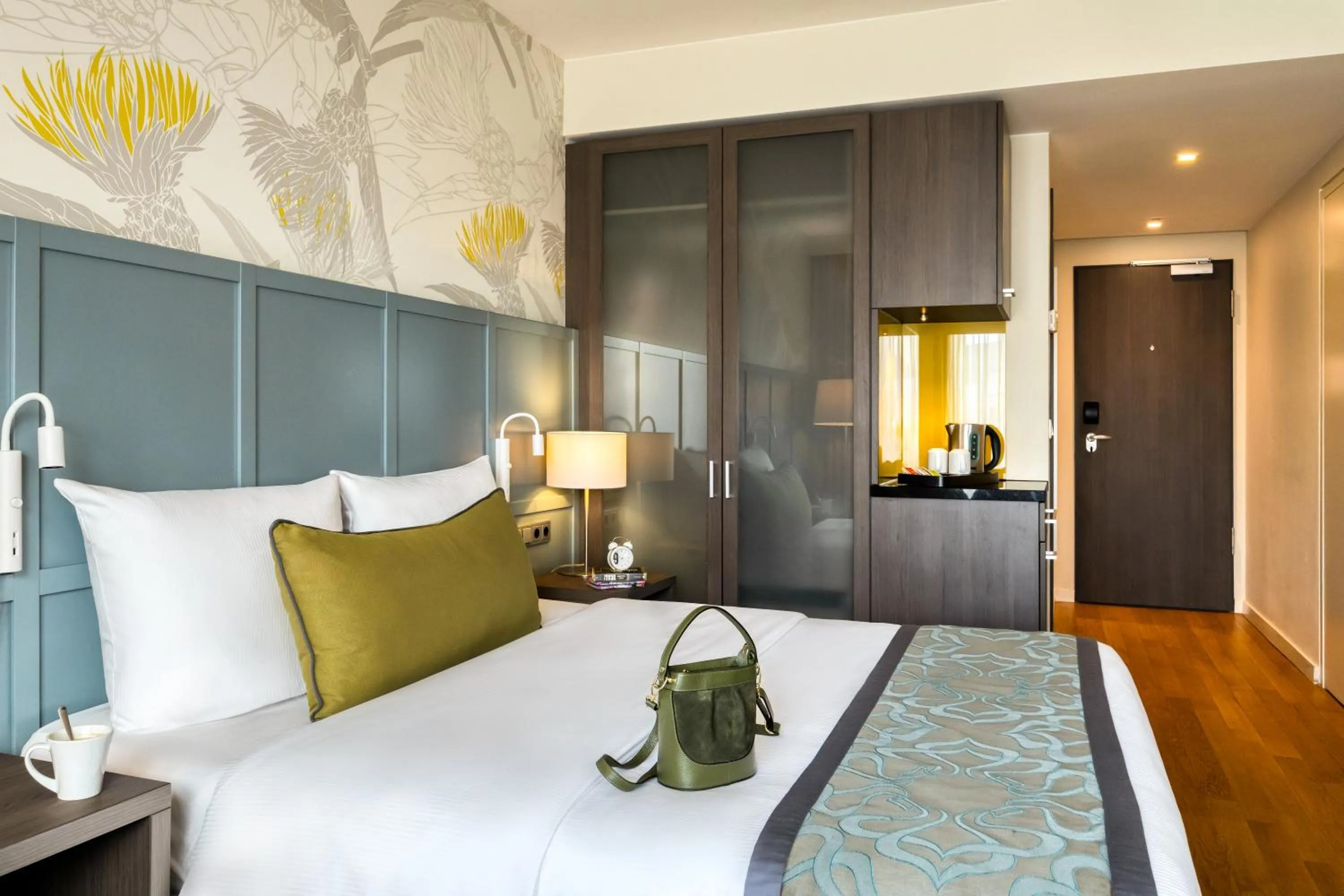 Bedroom, Bed in Citadines City Centre Frankfurt