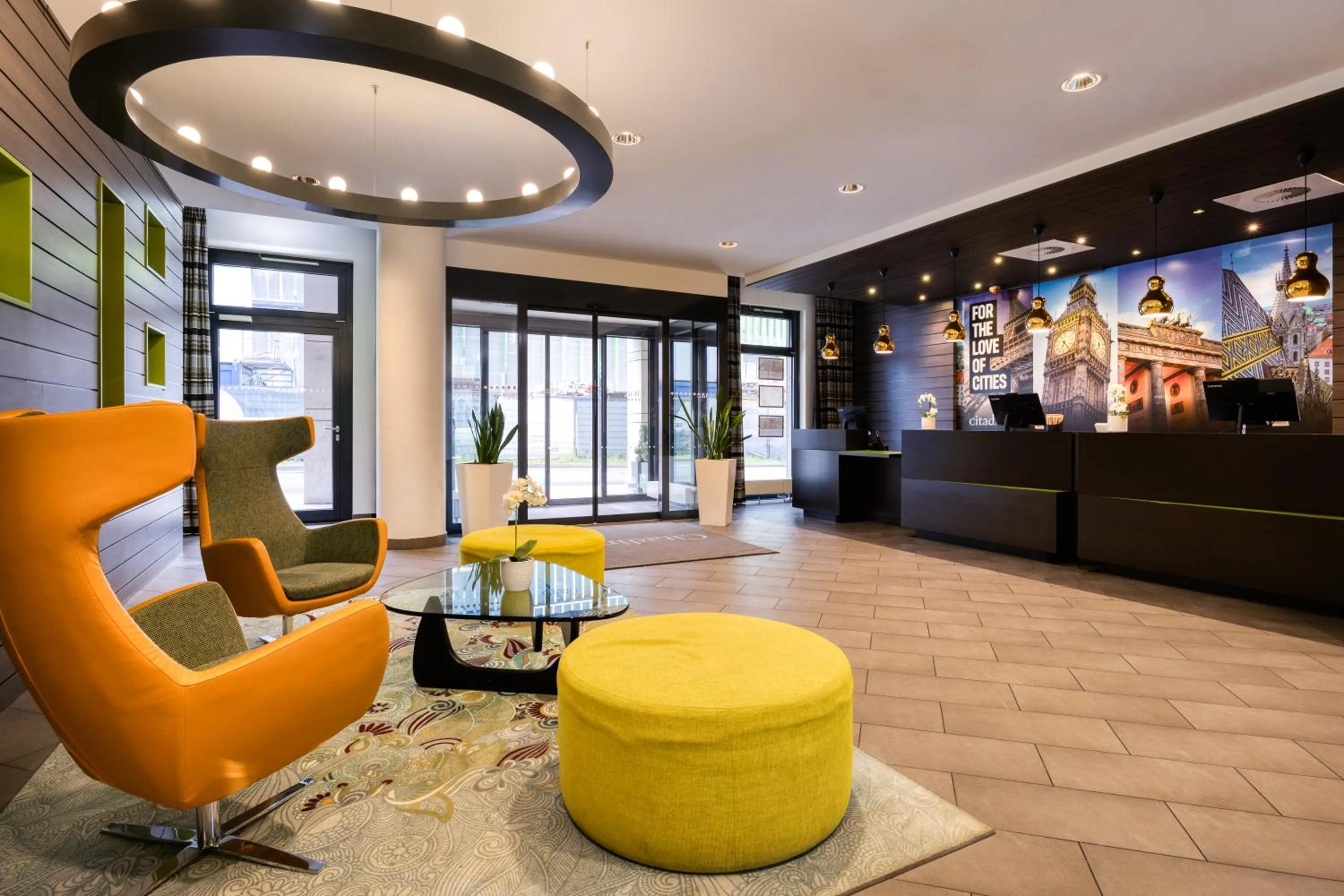 Lobby or reception in Citadines City Centre Frankfurt