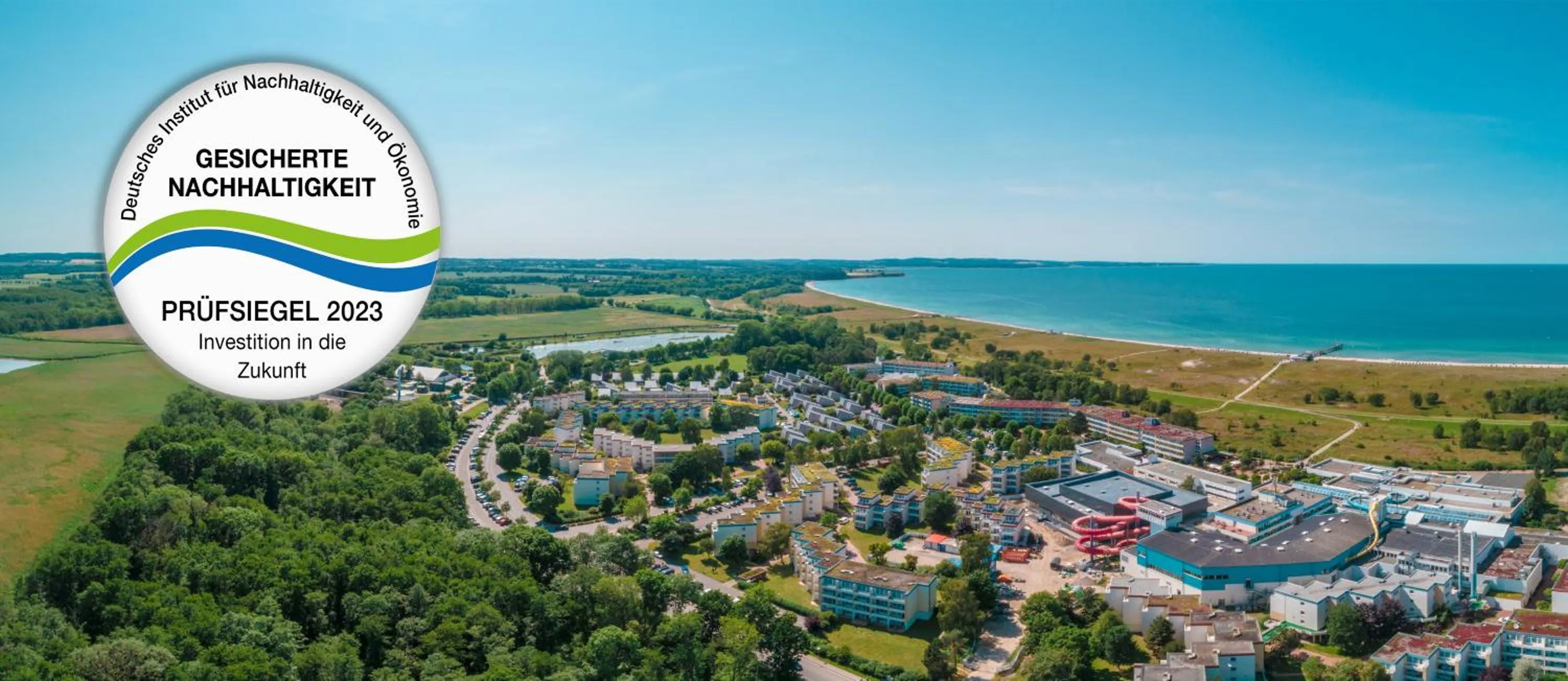 Bird's eye view in Strandhotel an der Ostsee