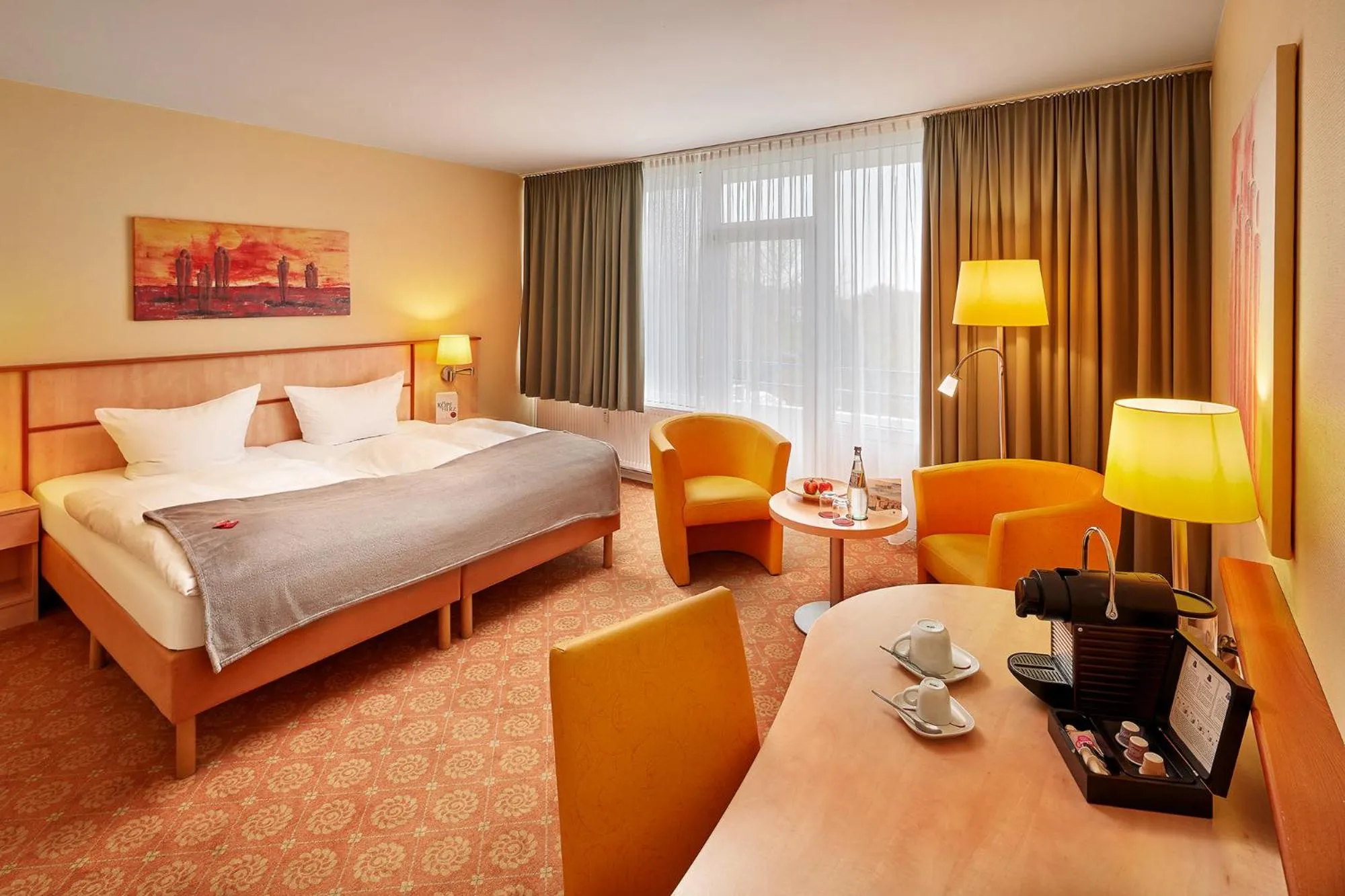 Photo of the whole room, Bed in Strandhotel an der Ostsee