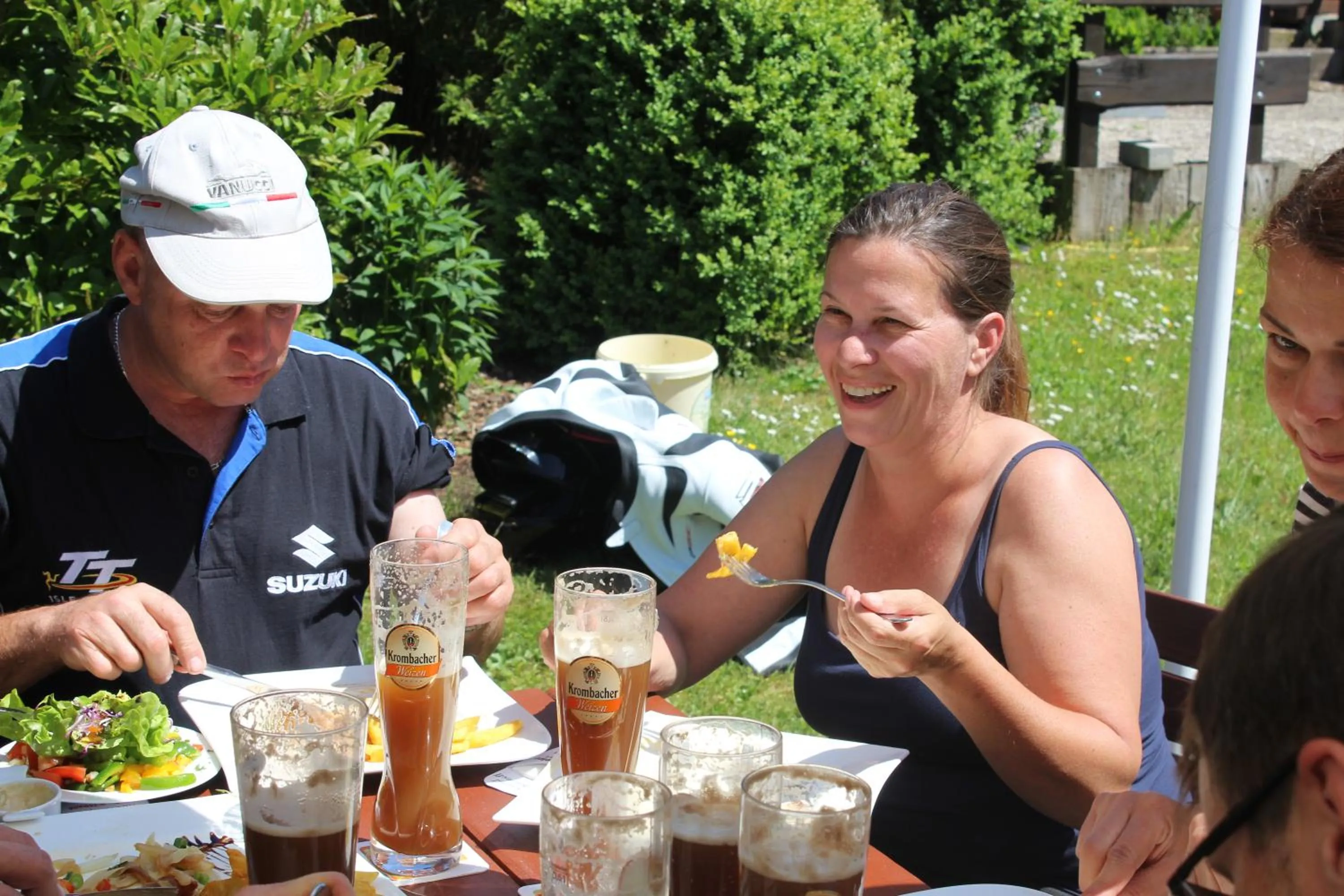 Garden in Landgasthof-Bikerhotel Arnold
