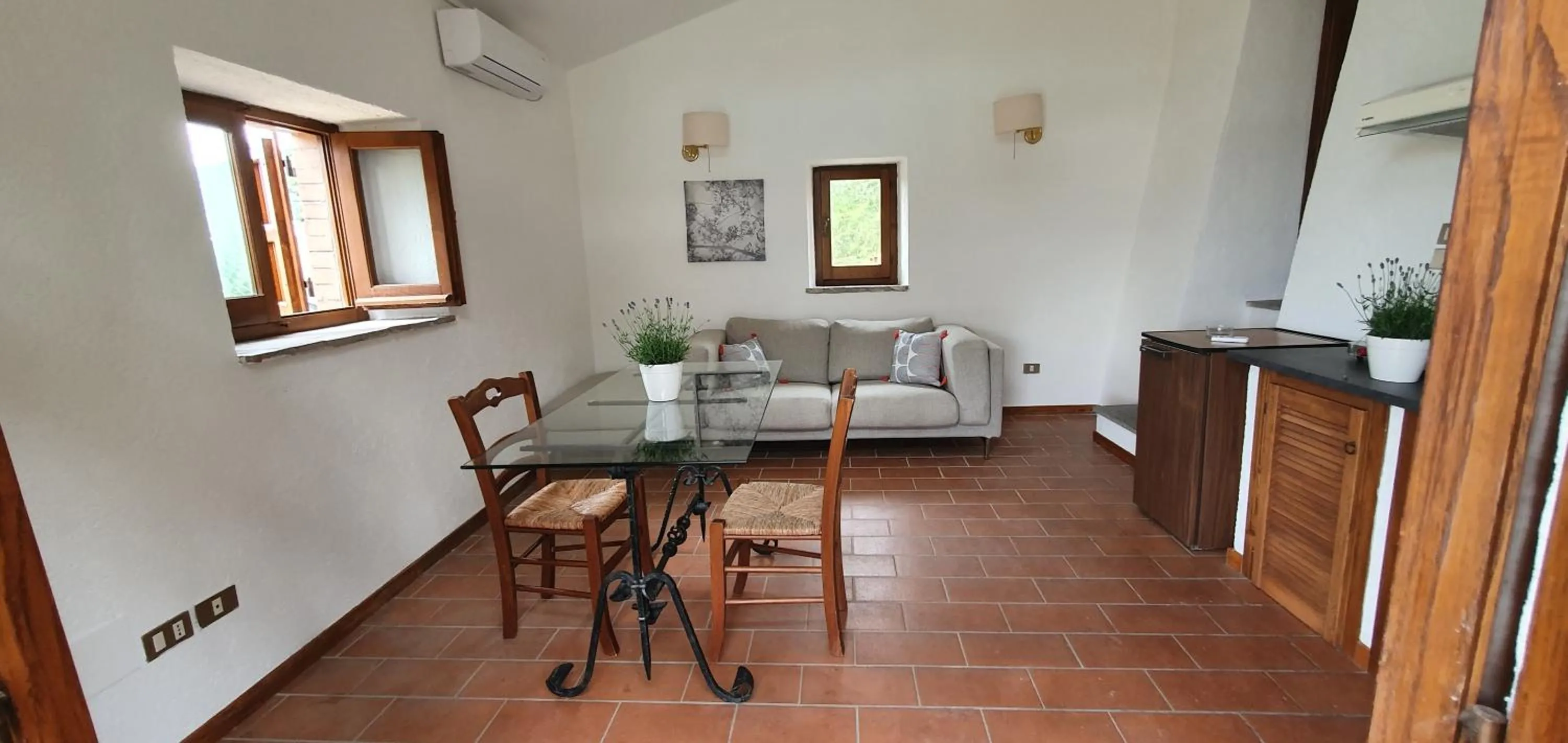 Living room in PoloTuristicoUmbria Rustico con Piscina Vista Lago