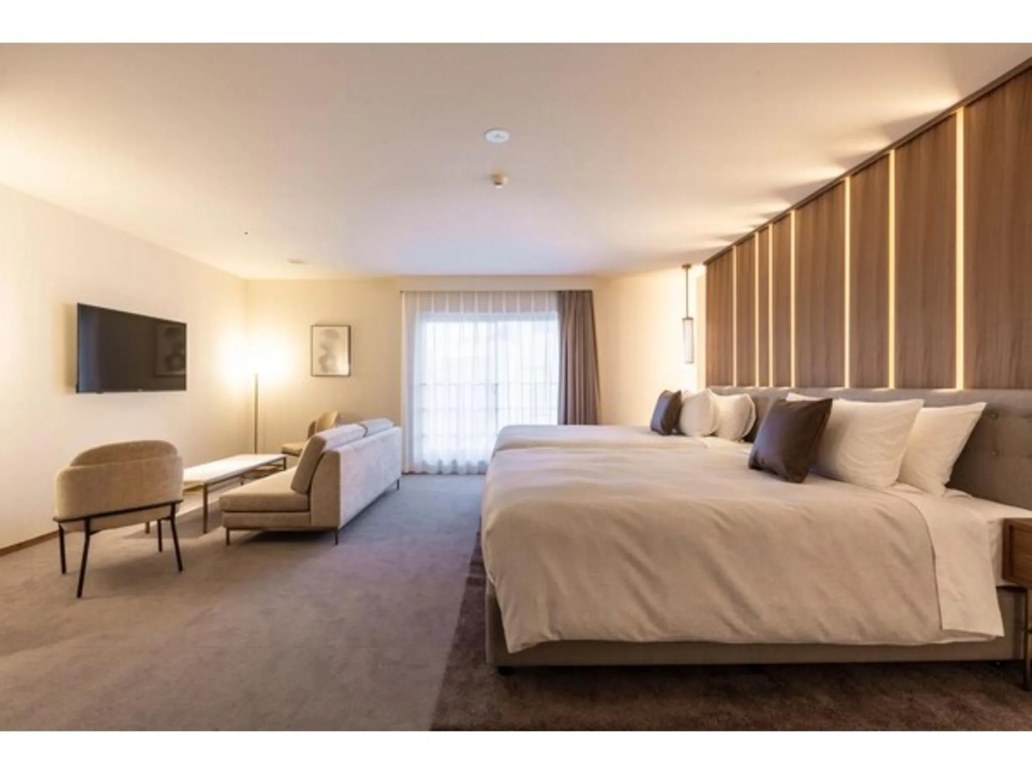 Bed in The OneFive Terrace Fukuoka - Vacation STAY 33441v