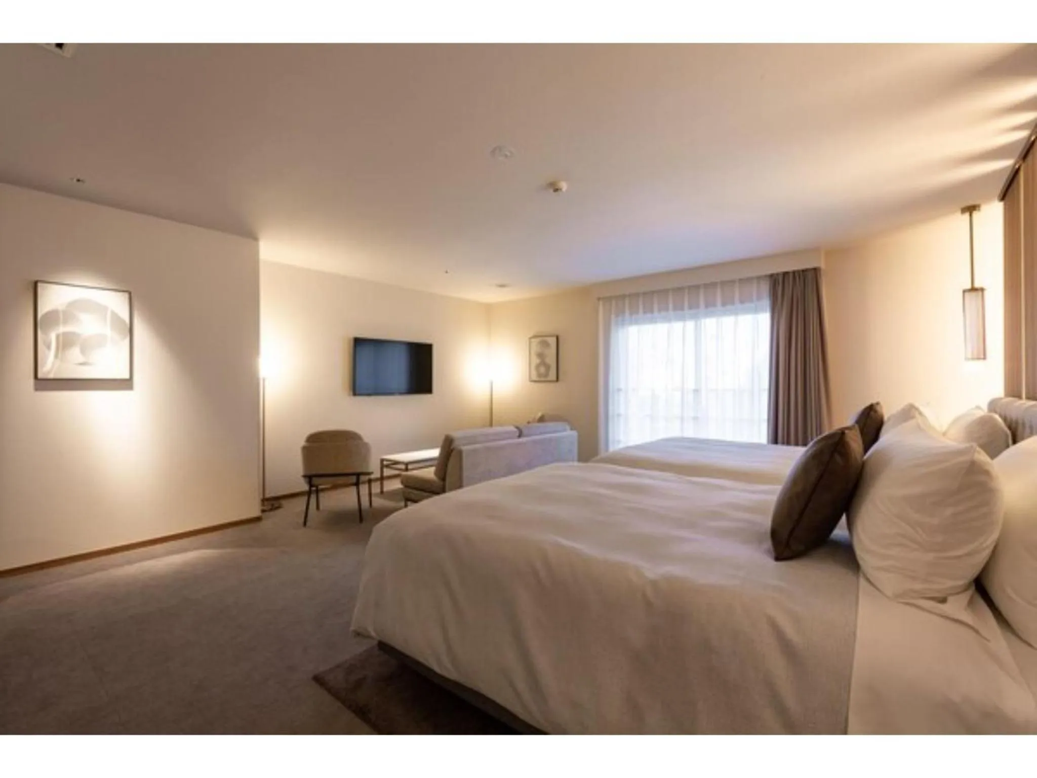 Bed in The OneFive Terrace Fukuoka - Vacation STAY 33441v