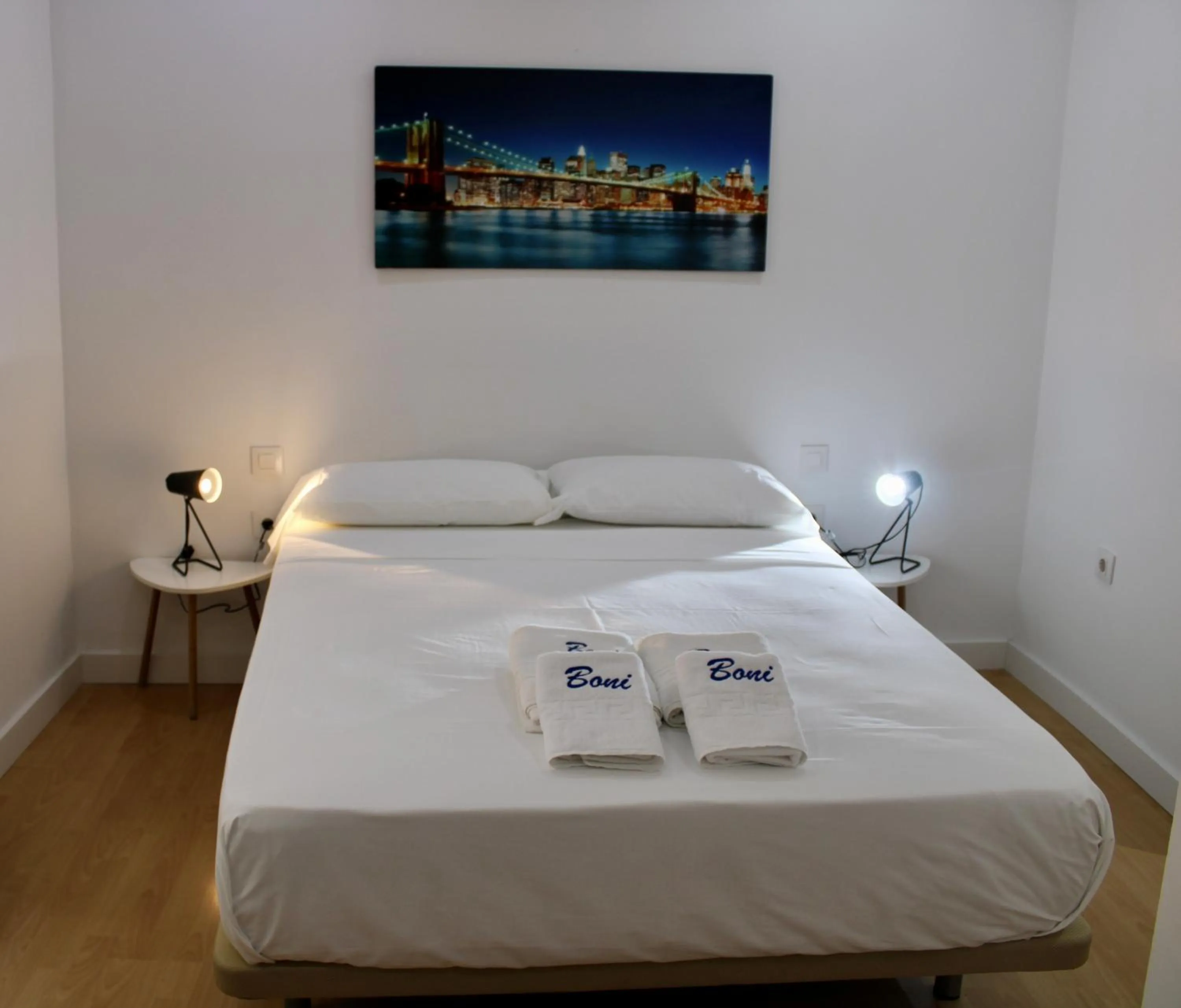 Bed in Apartamentos Boni