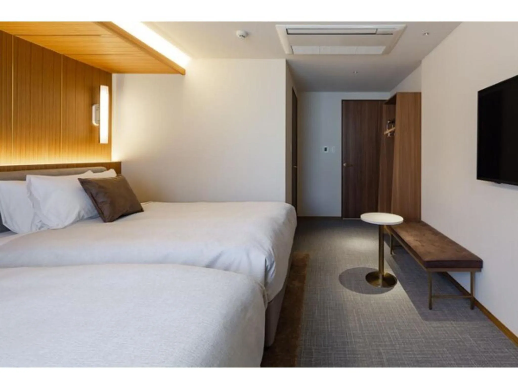 Bed in The OneFive Terrace Fukuoka - Vacation STAY 33431v