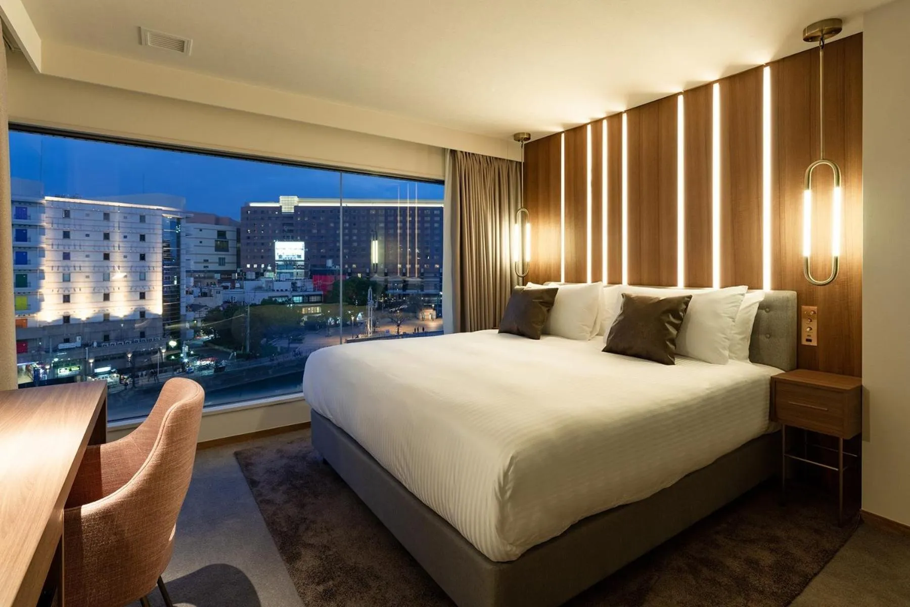 Bed in The OneFive Villa Fukuoka - Vacation STAY 33467v