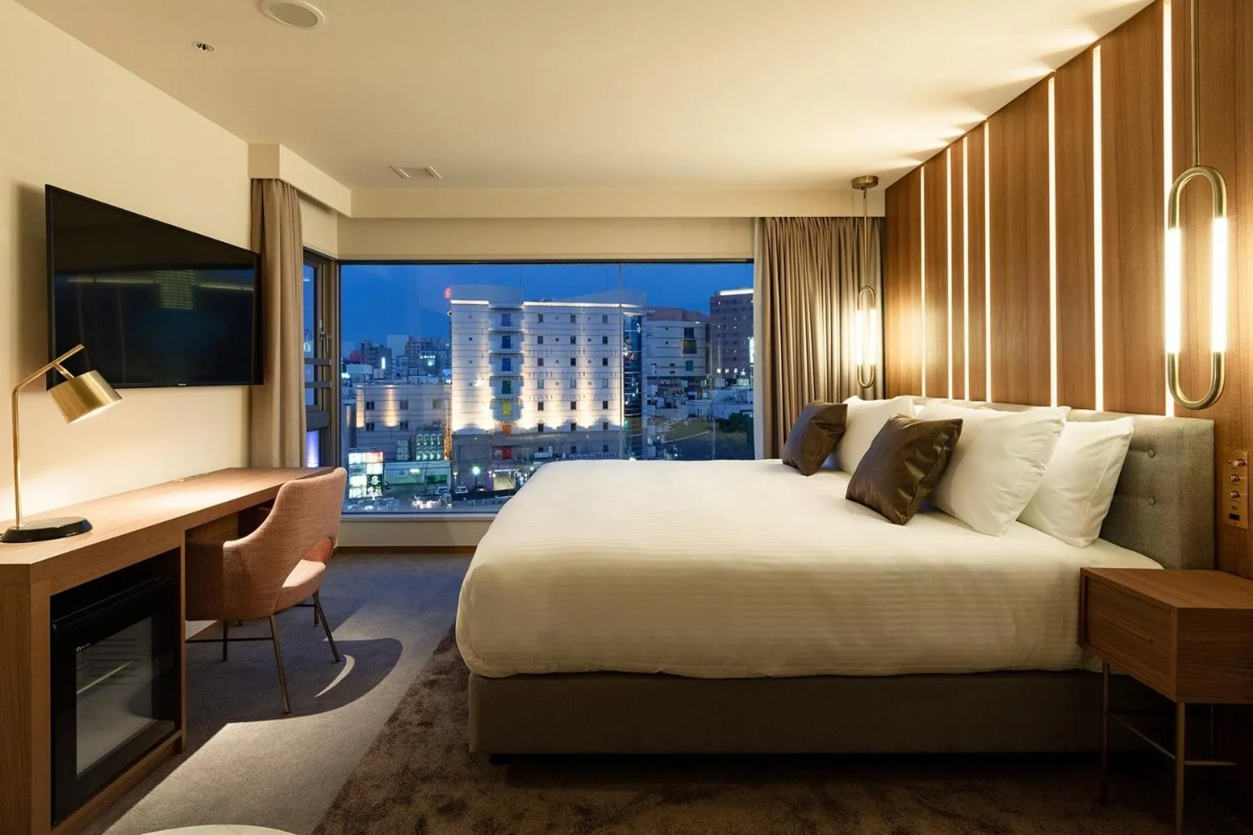 Bed in The OneFive Villa Fukuoka - Vacation STAY 33467v