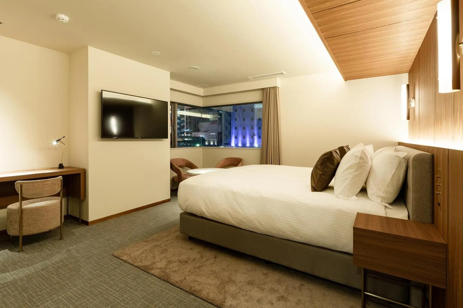 Bed in The OneFive Villa Fukuoka - Vacation STAY 33465v