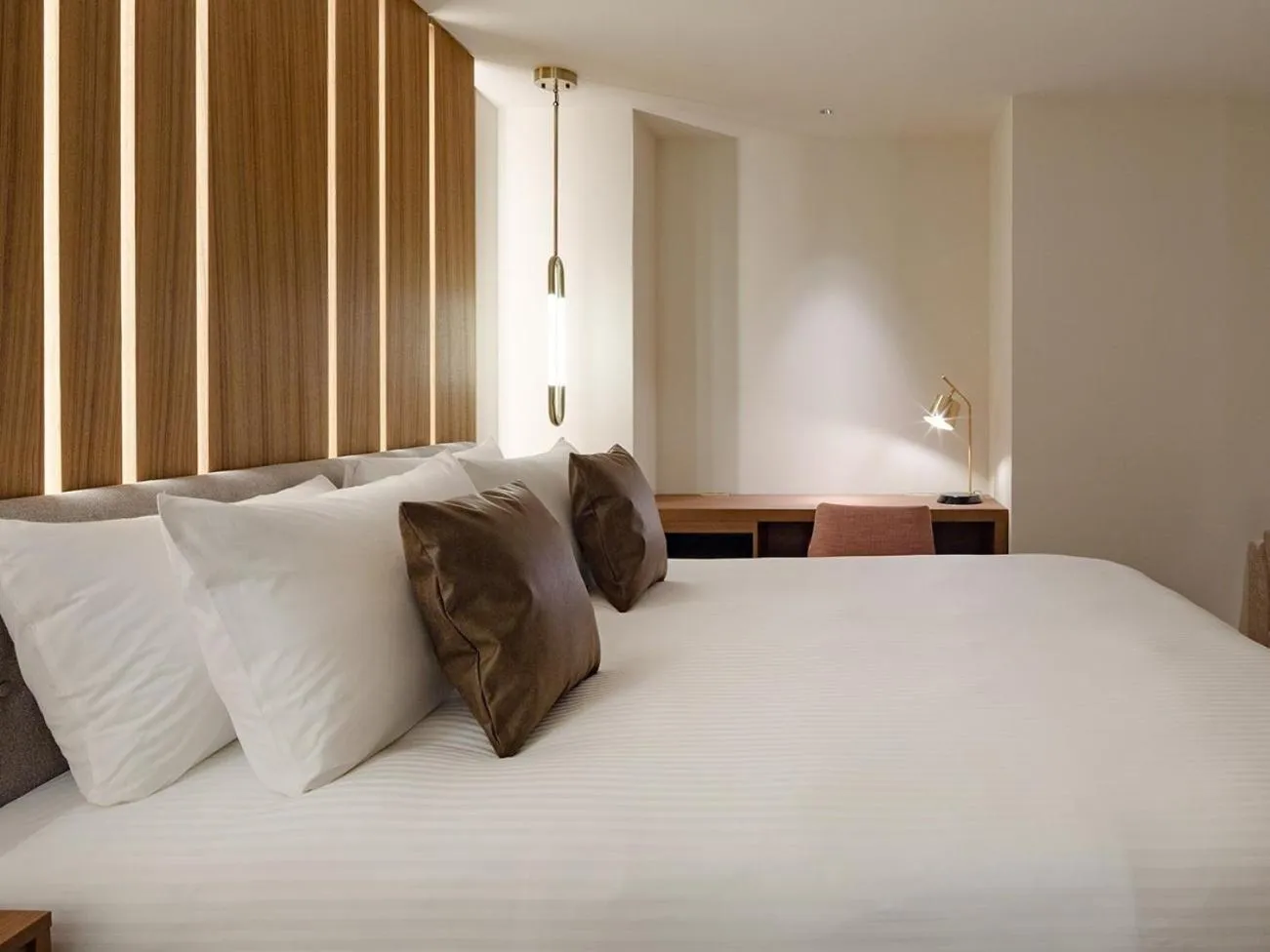 Bed in The OneFive Villa Fukuoka - Vacation STAY 33459v