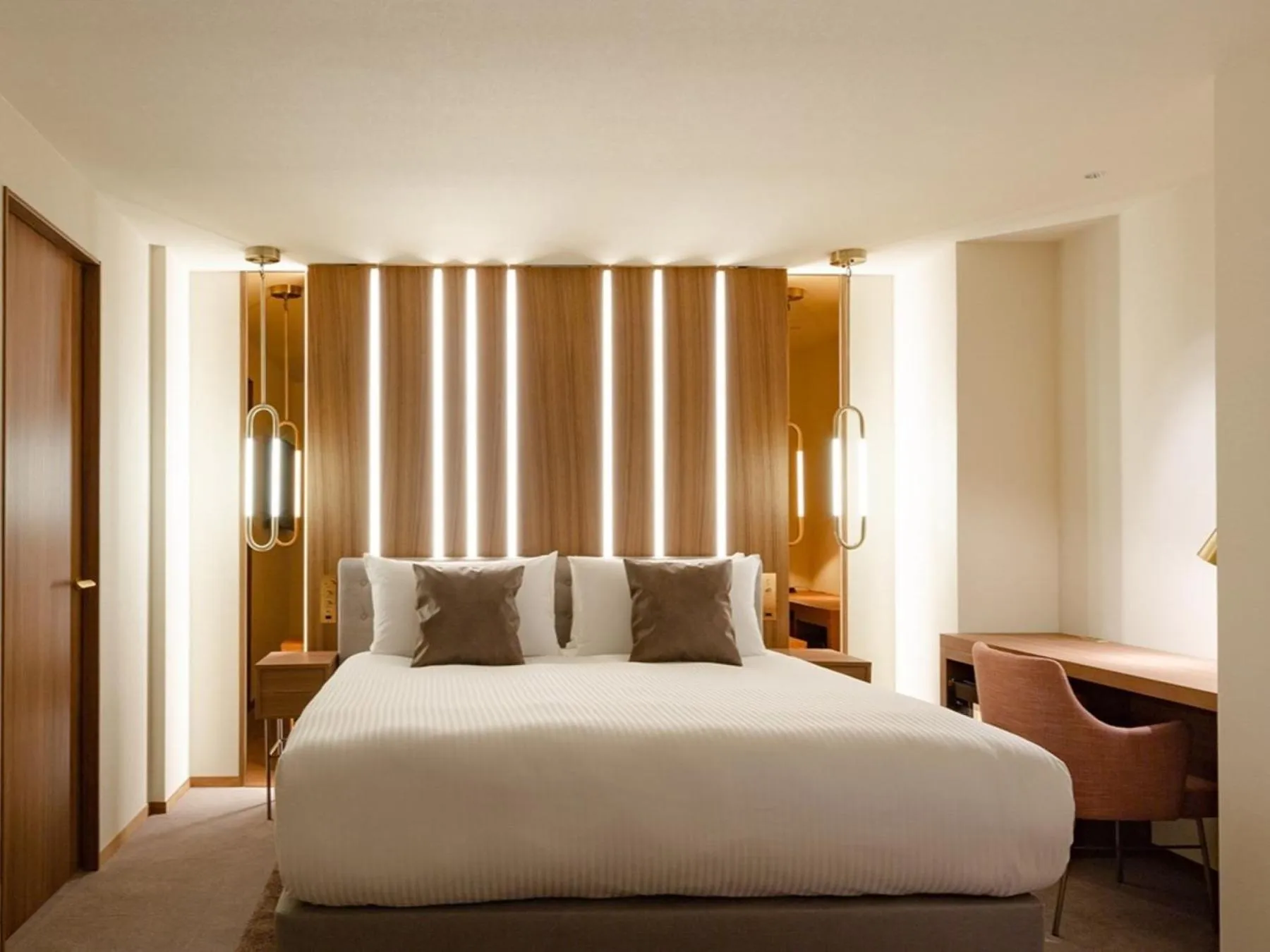 Bed in The OneFive Villa Fukuoka - Vacation STAY 33459v