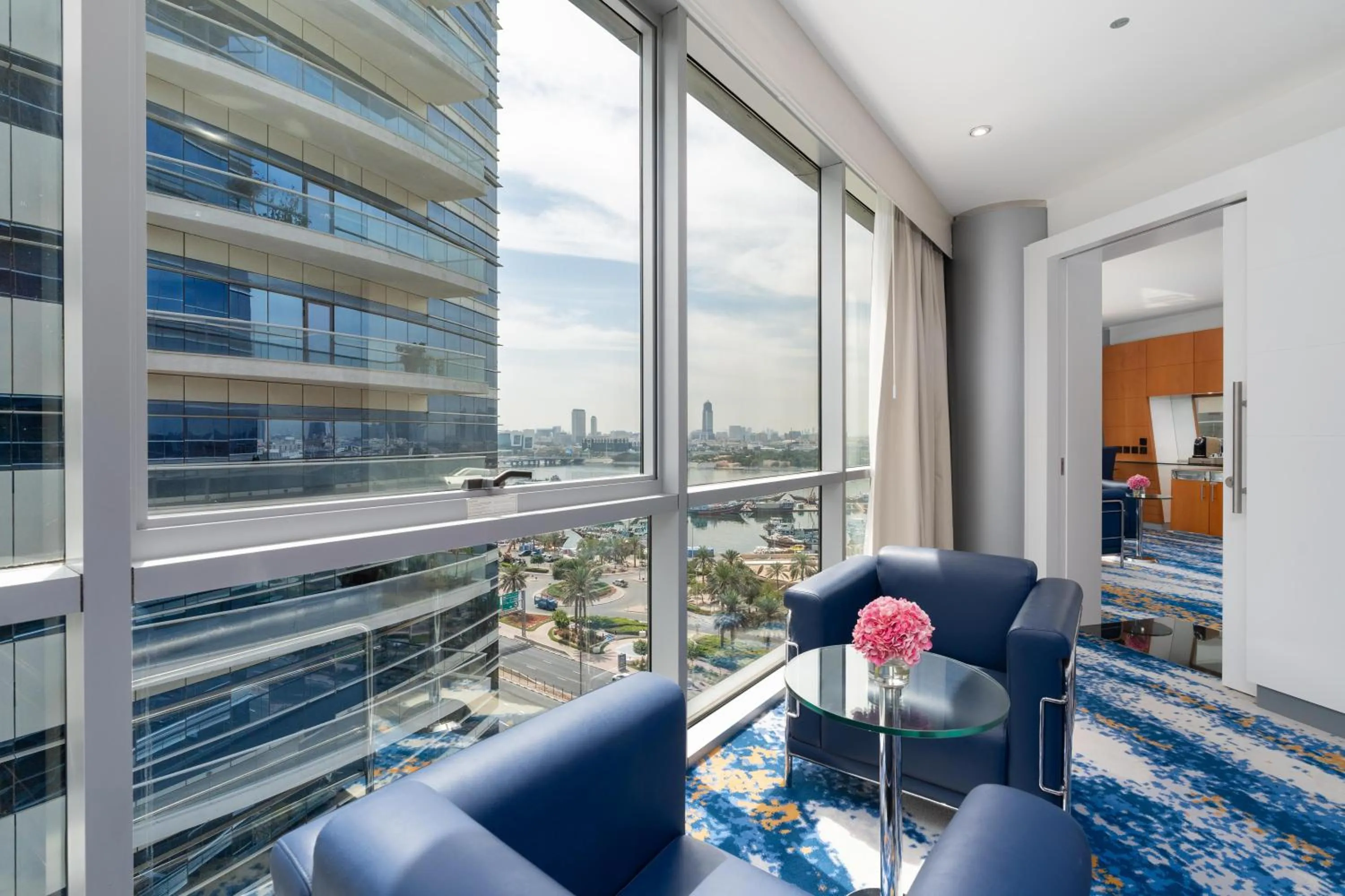 Seating area in Golden Sands Boutique Hotel-Dubai Creek
