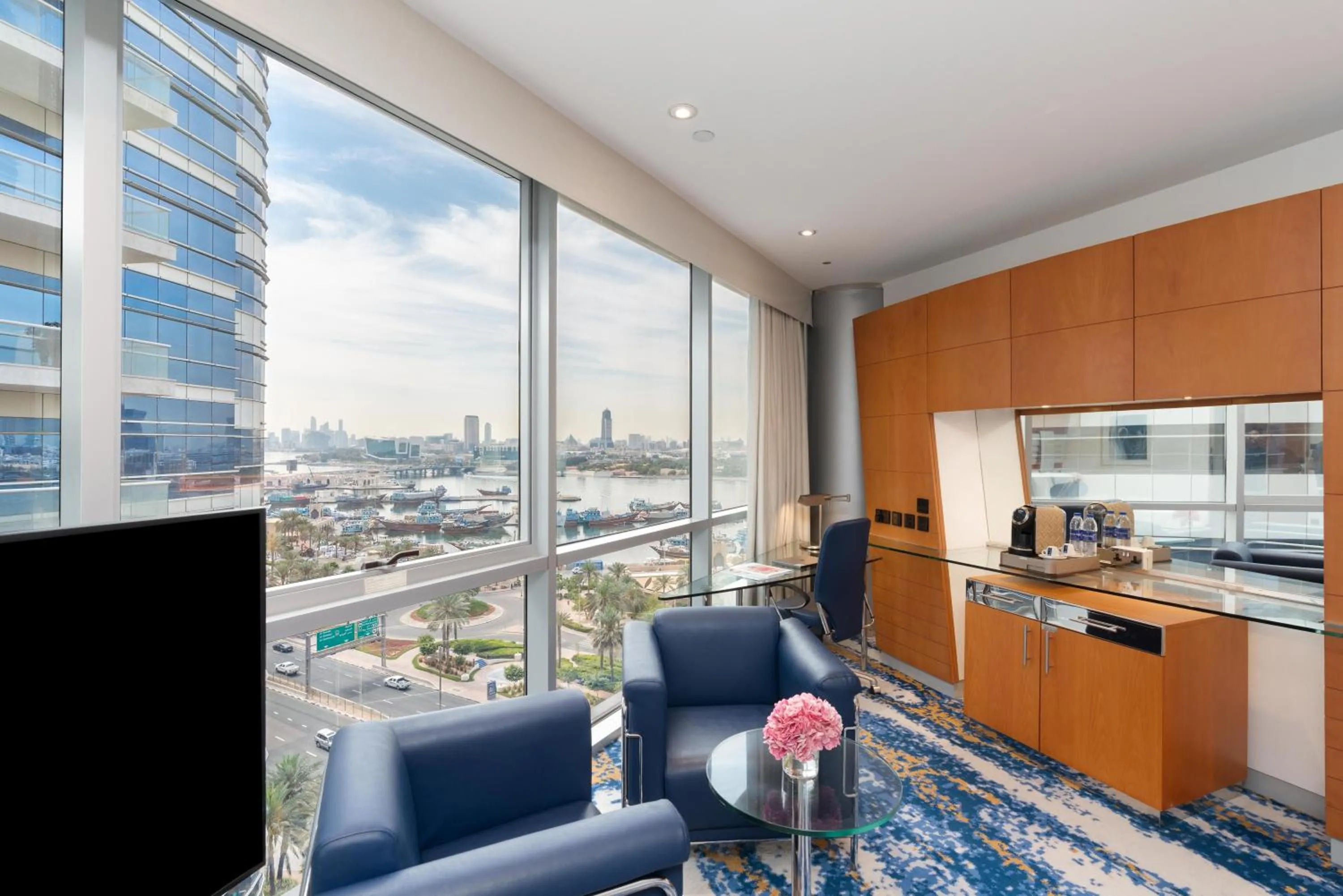 Seating area in Golden Sands Boutique Hotel-Dubai Creek