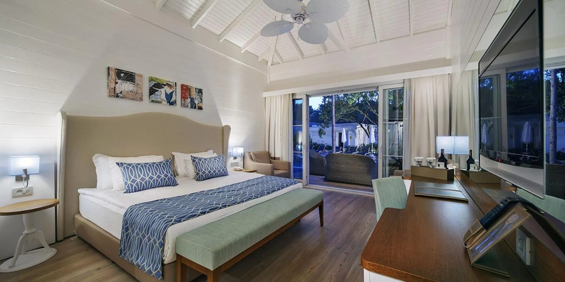 View (from property/room), Bed in Nirvana Mediterranean Excellence - Ultra All Inclusive