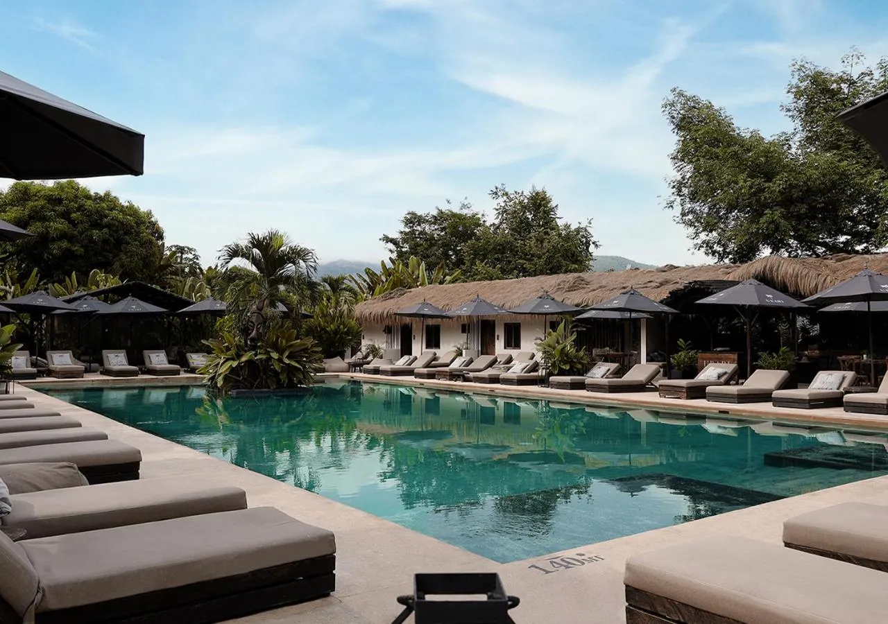 Pool view in Hotel Casa Candela