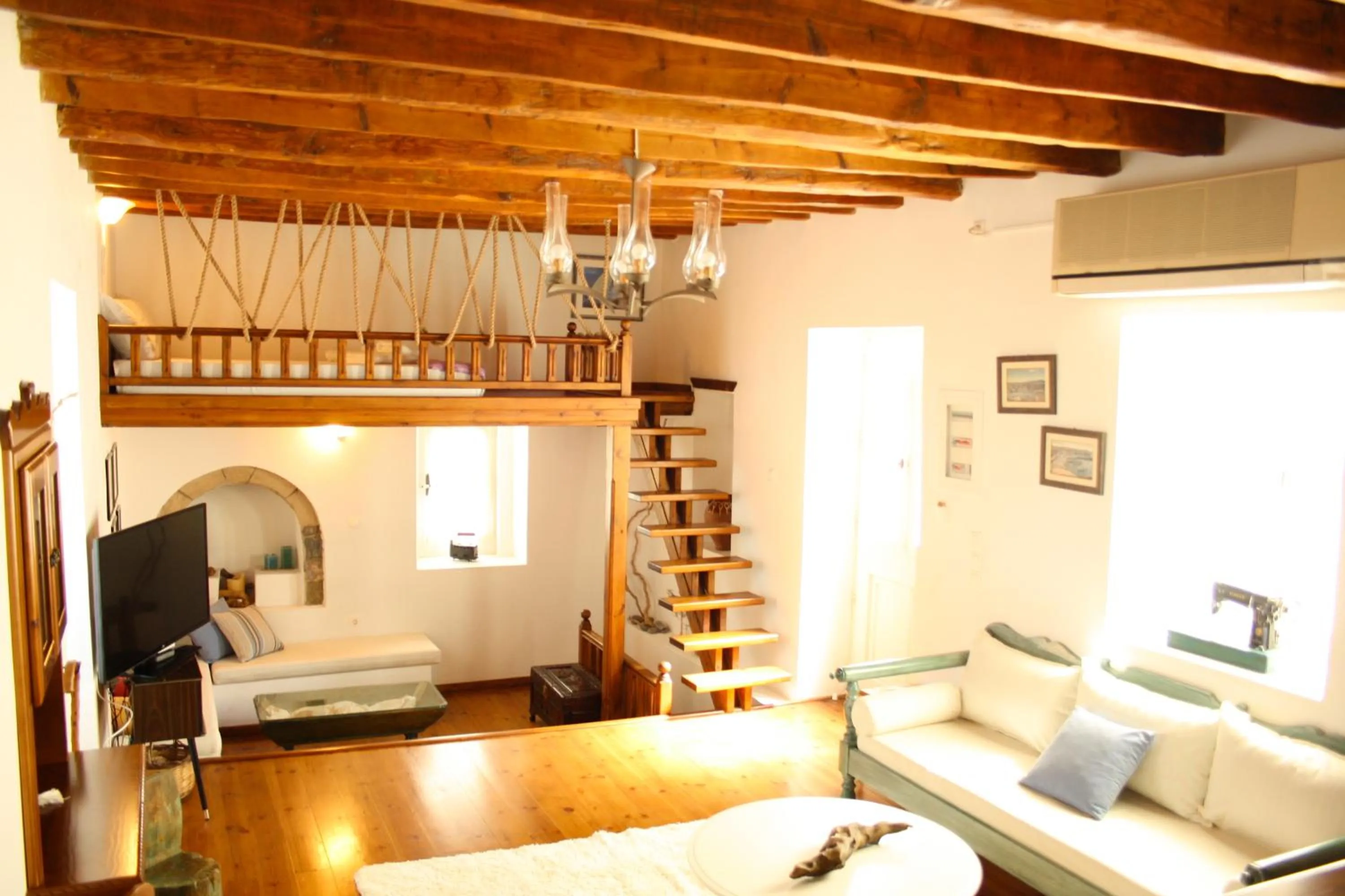 Seating area in Mariakis Studios