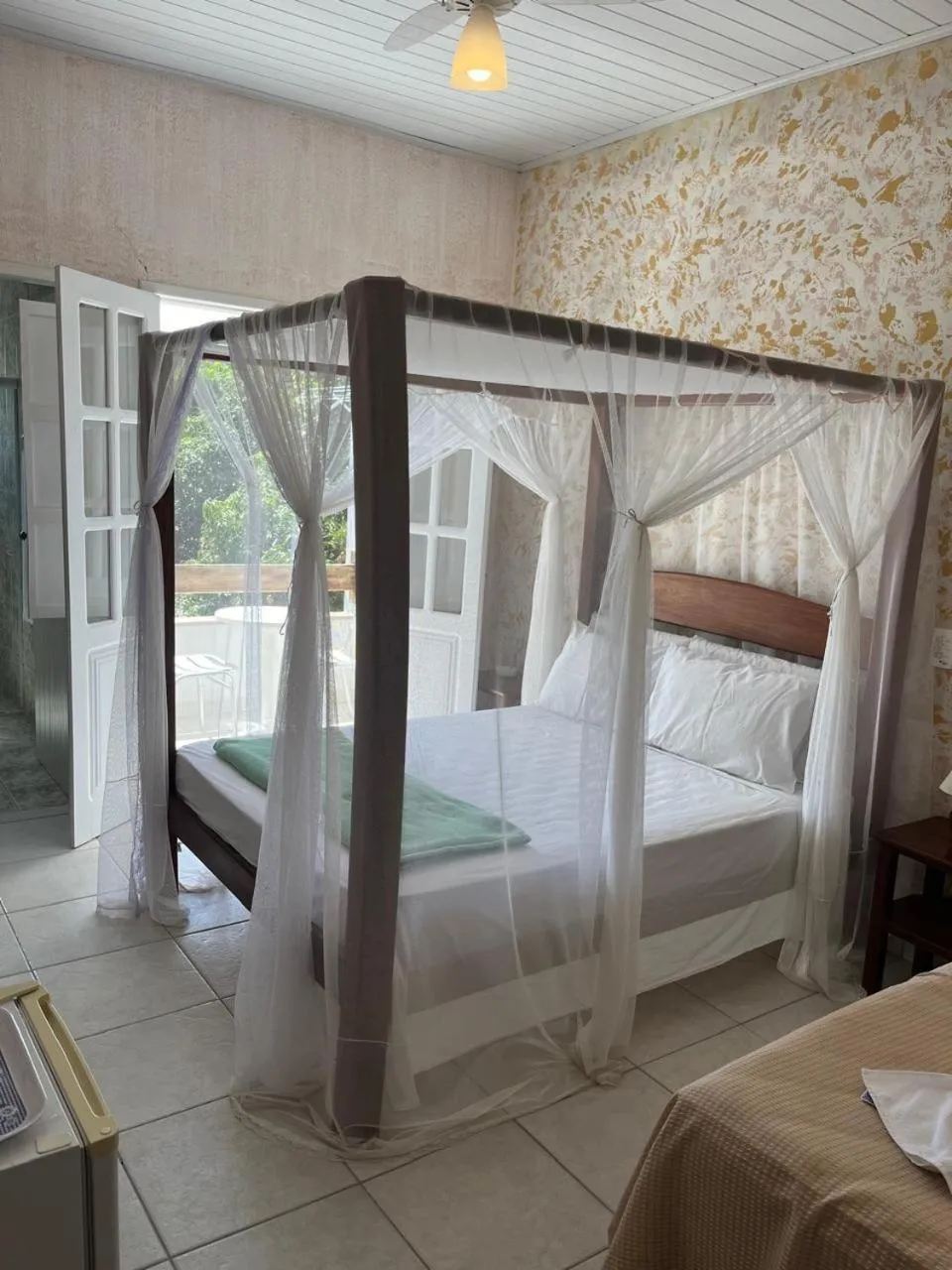 Bed in Pousada Canavieiras Frederic