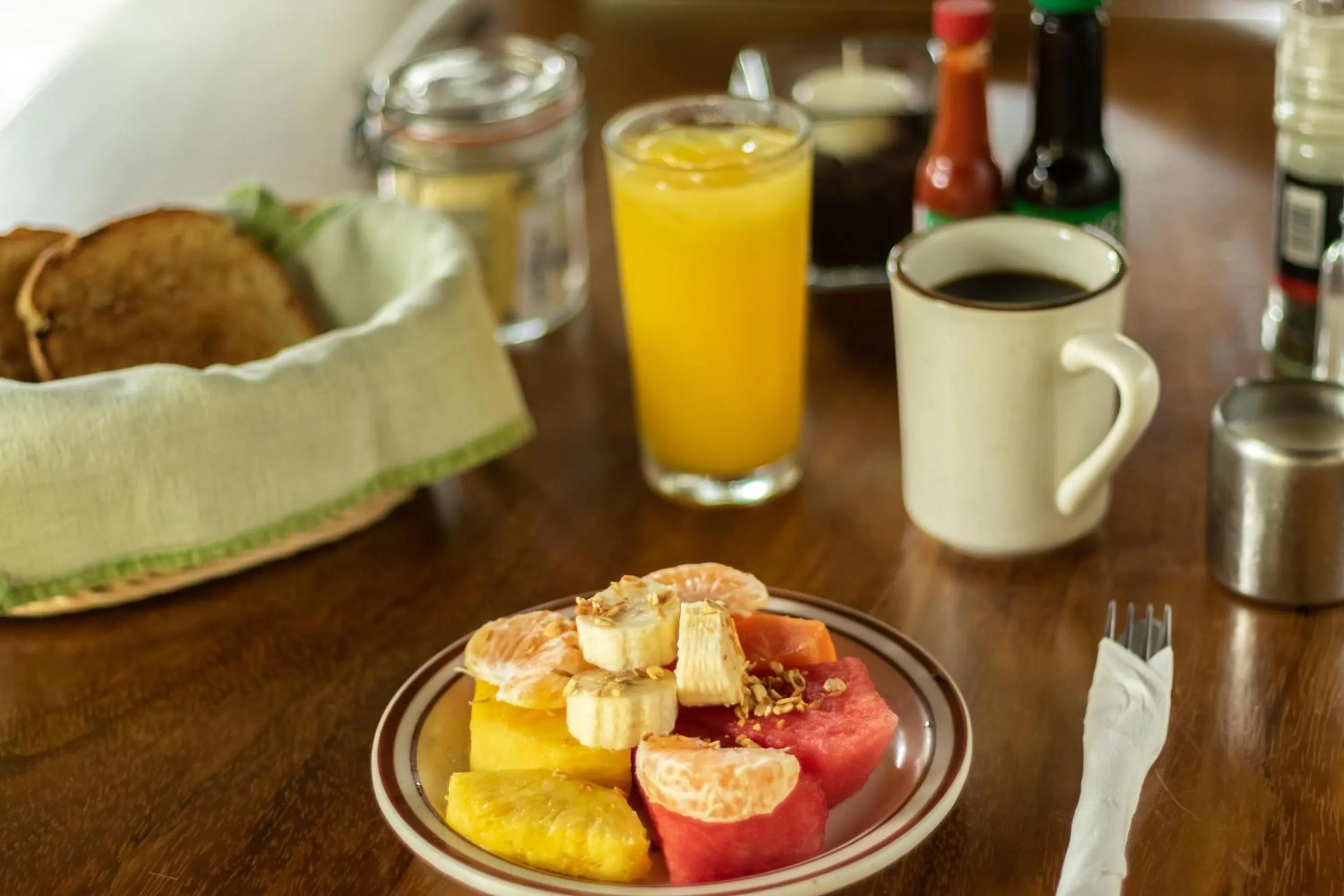 Food and drinks in Cabinas Las Olas