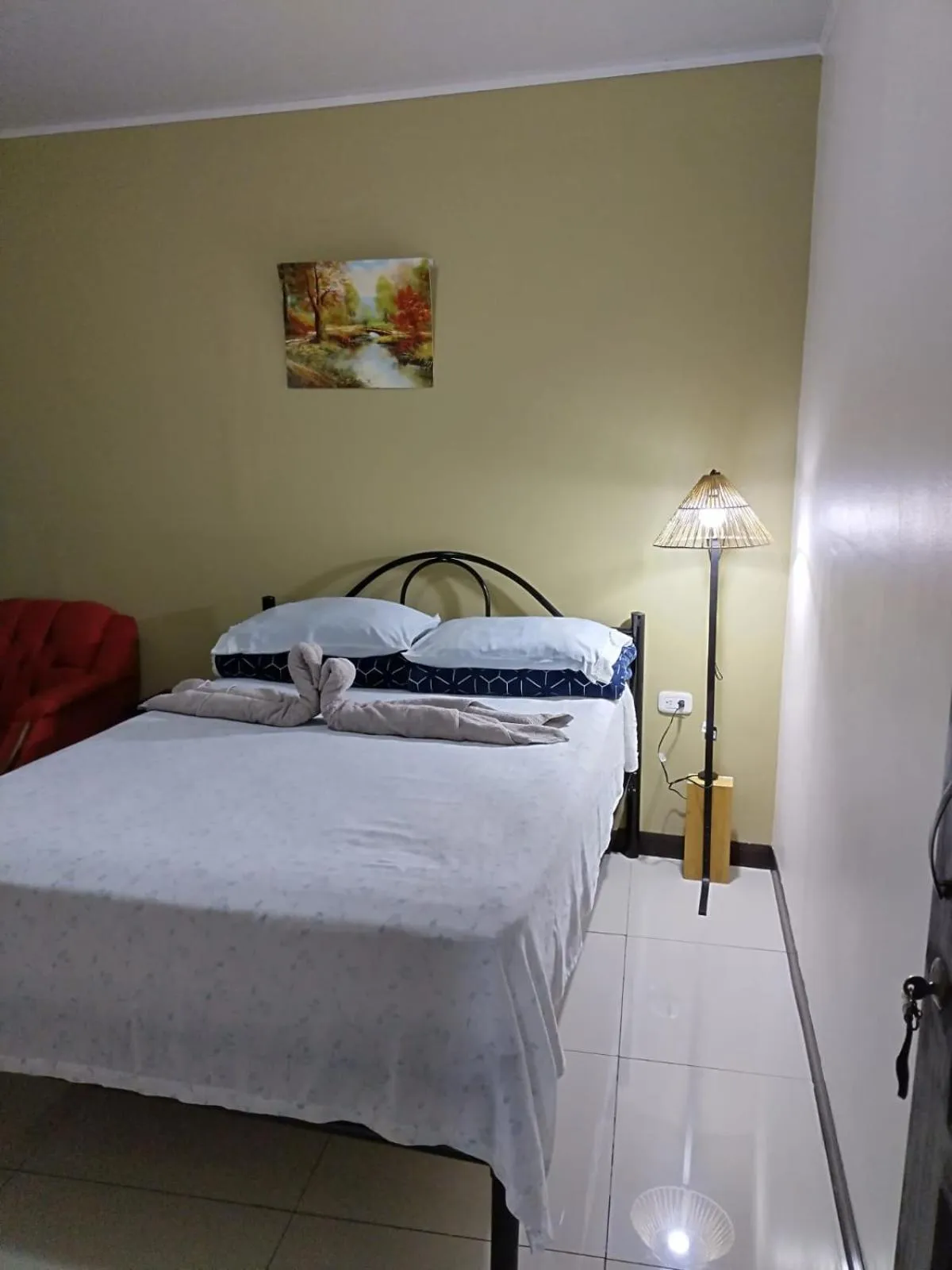 Bed in Hotel Trianon