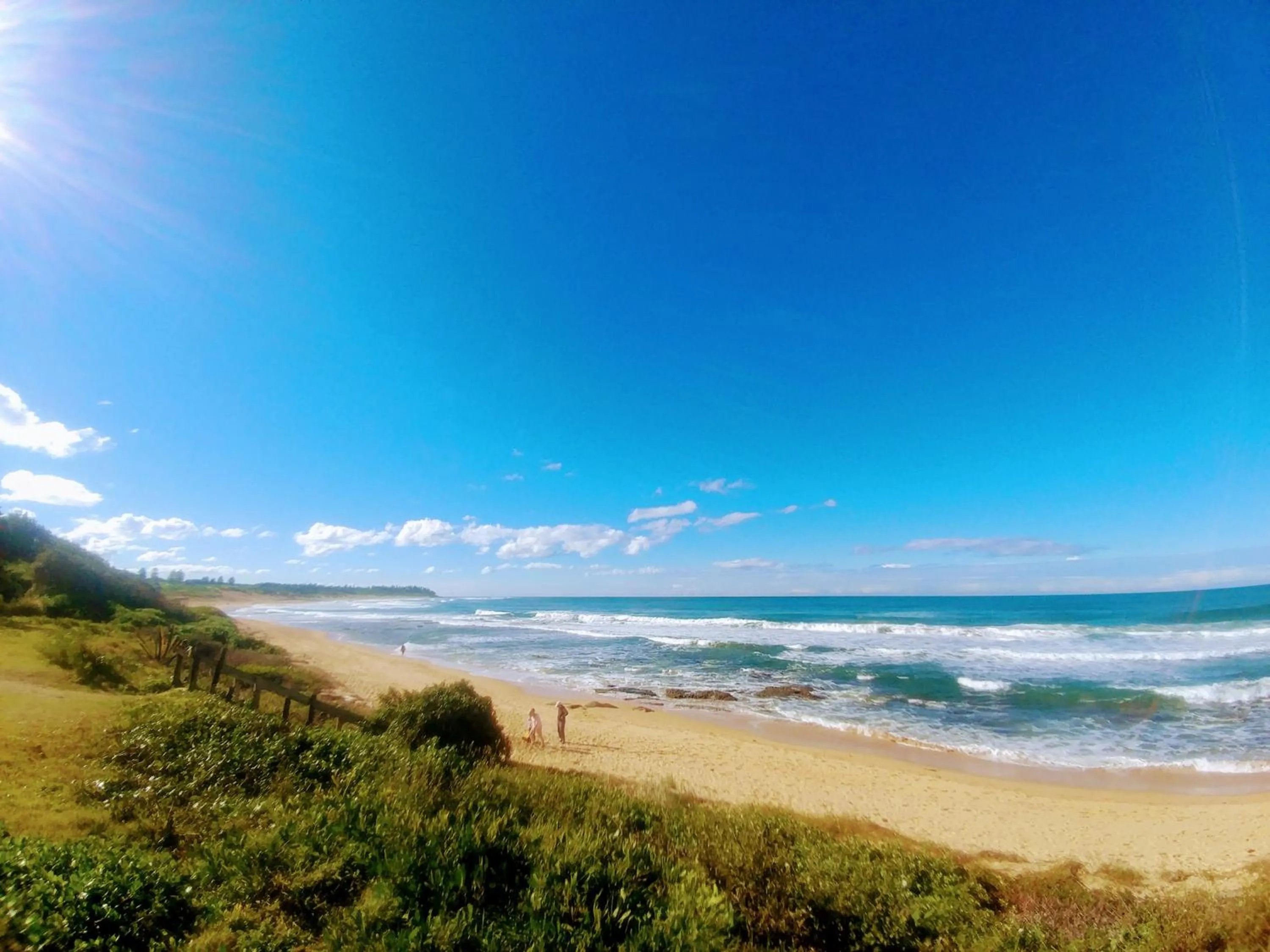 Beach in Bay House Motel