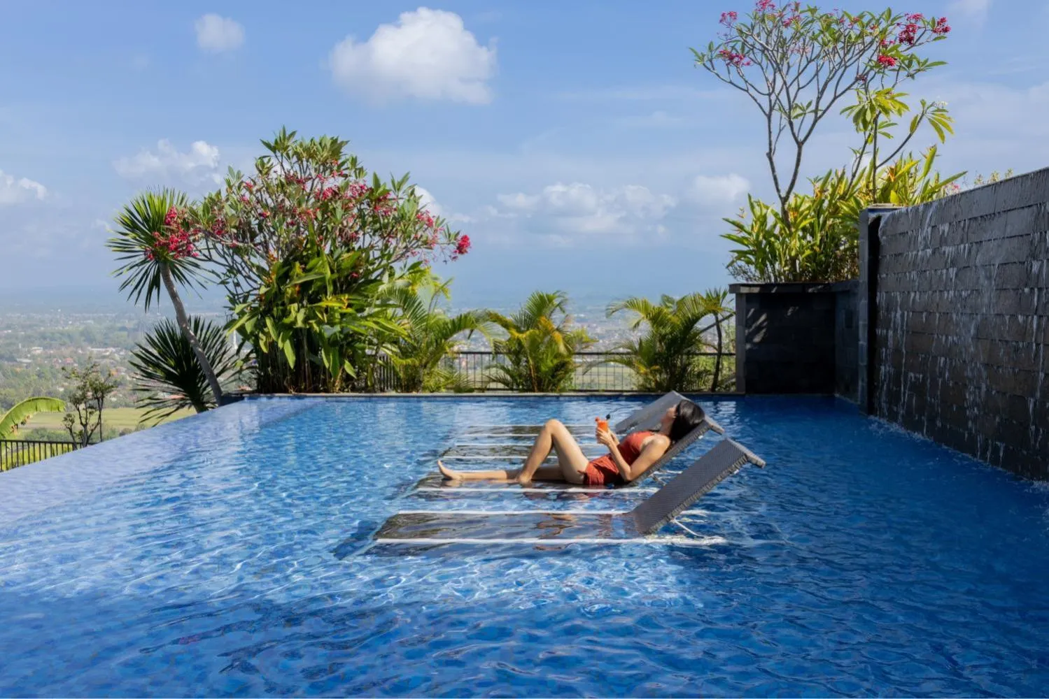 Pool view in Amaranta Prambanan Yogyakarta
