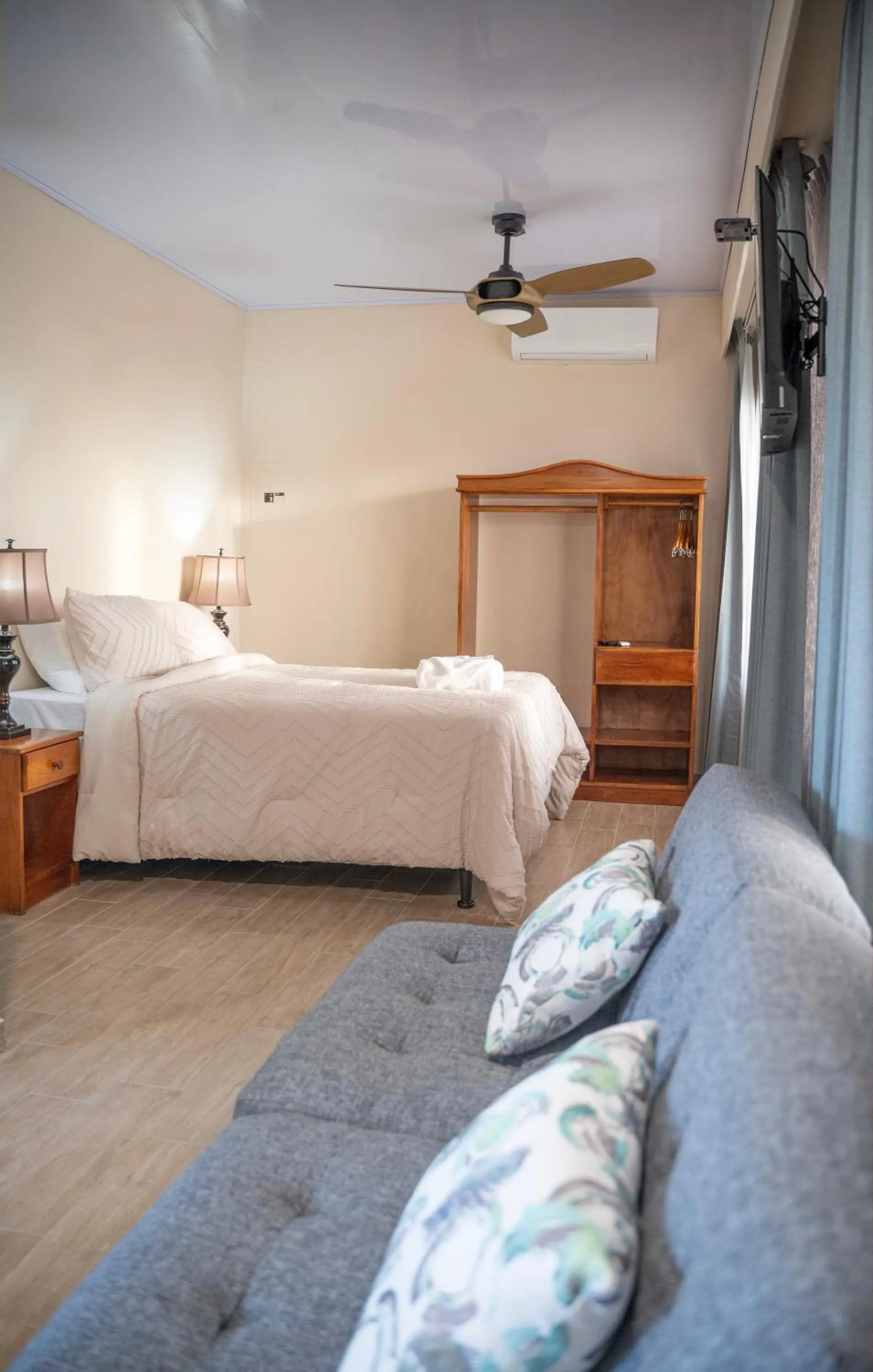 Bed in Hotel Lavas Tacotal