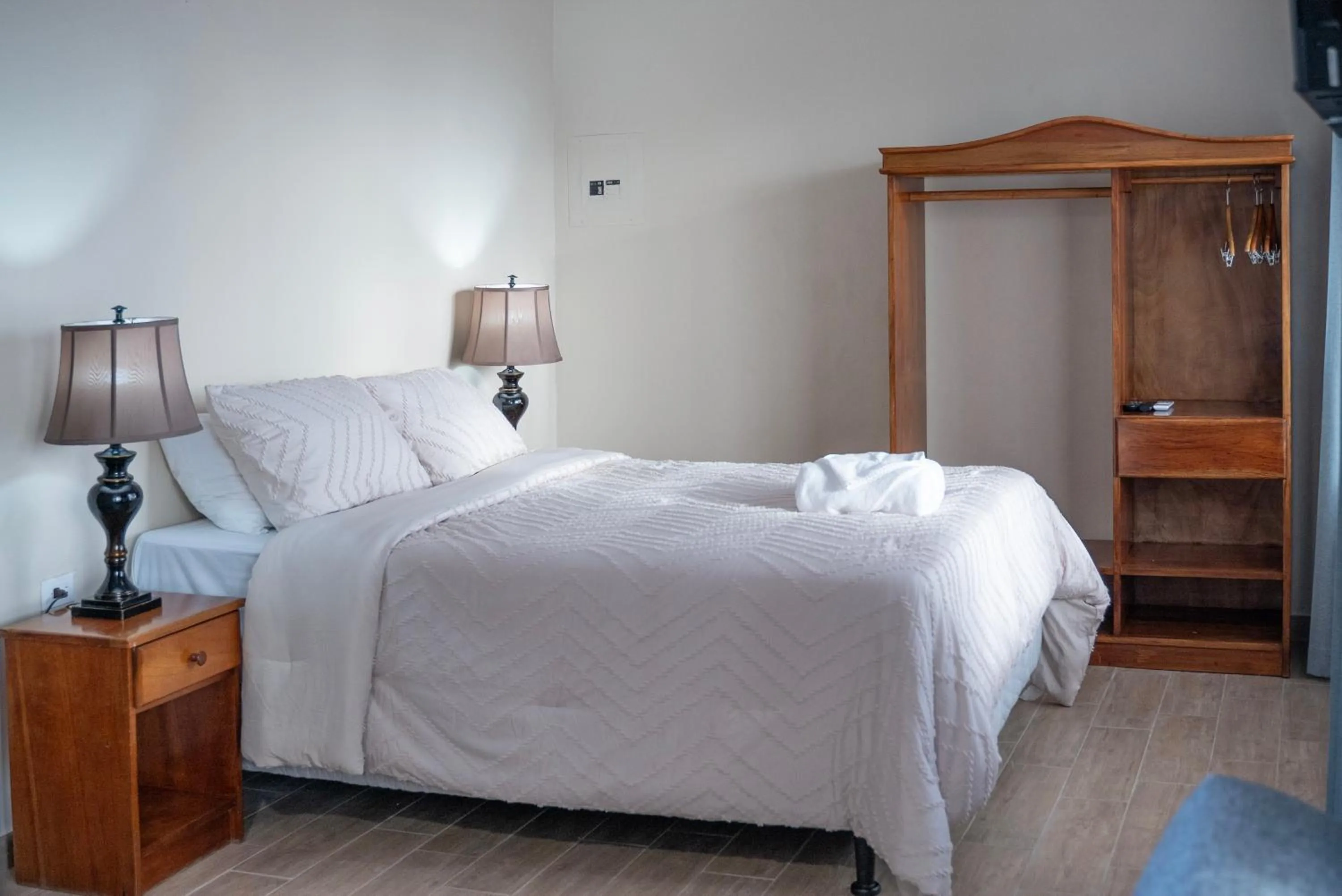 Bed in Hotel Lavas Tacotal