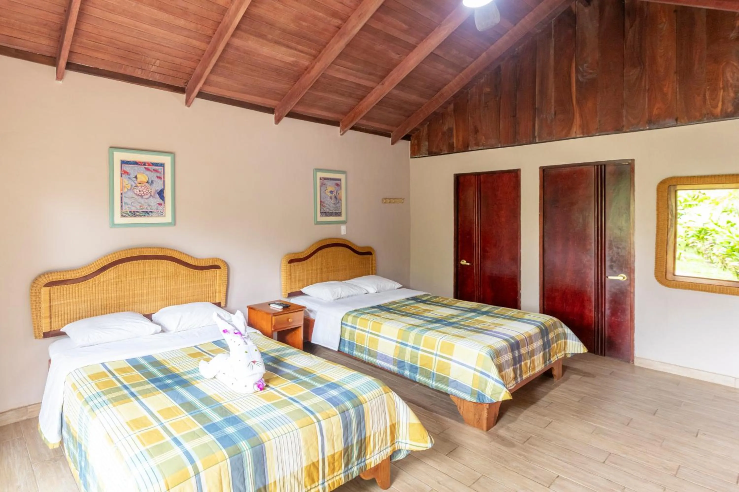 Bed in Hotel Lavas Tacotal