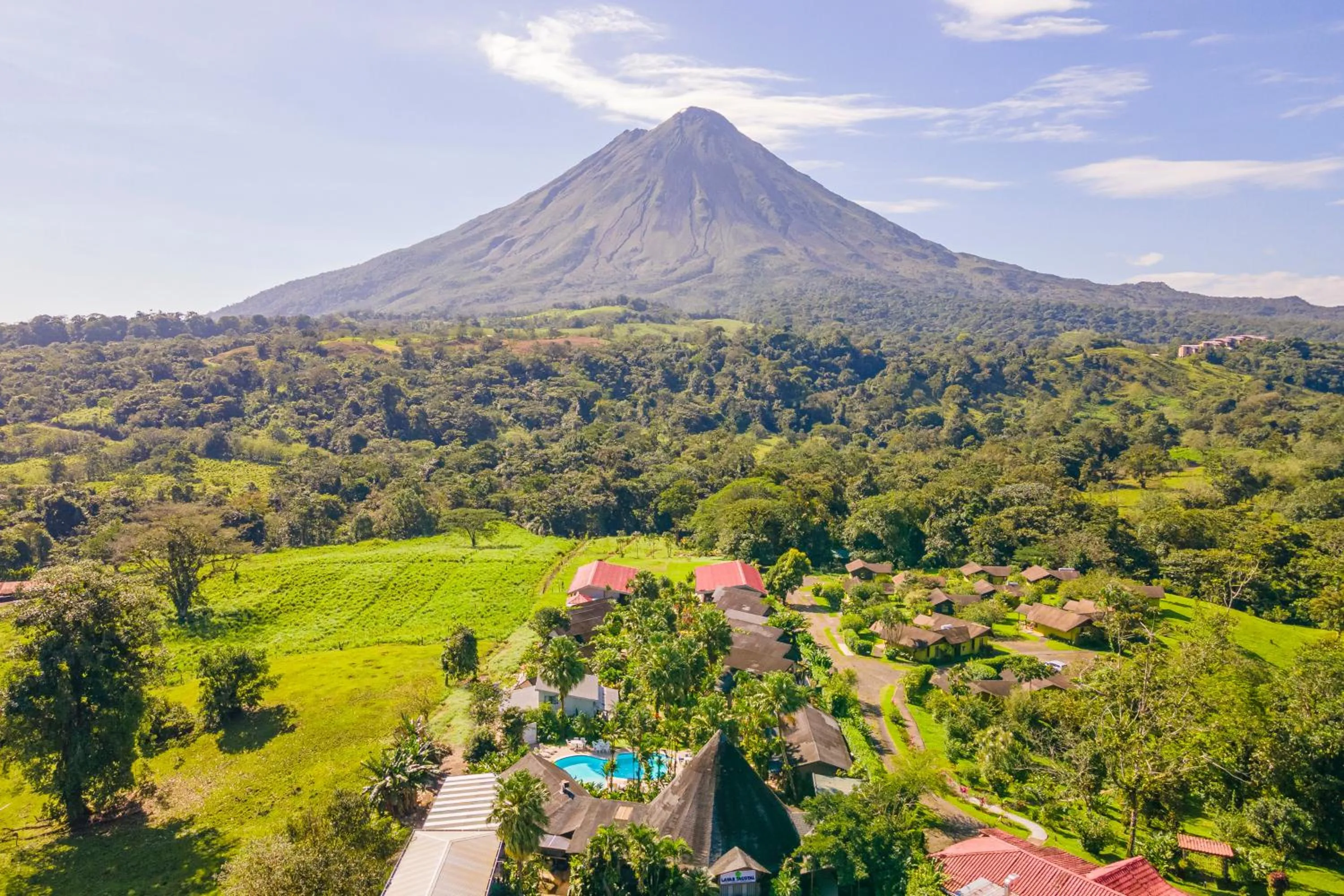 Bird's eye view in Hotel Lavas Tacotal