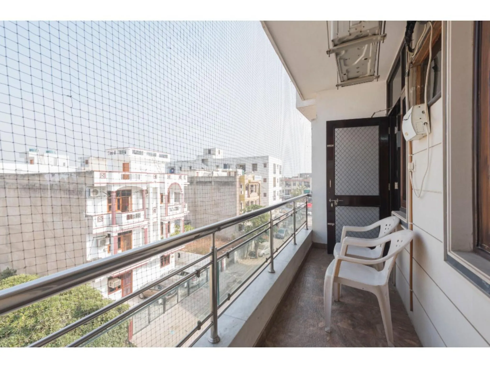 Balcony/Terrace in BluO 2BR Jaipur - Lift, Balcony, Parking, Terrace