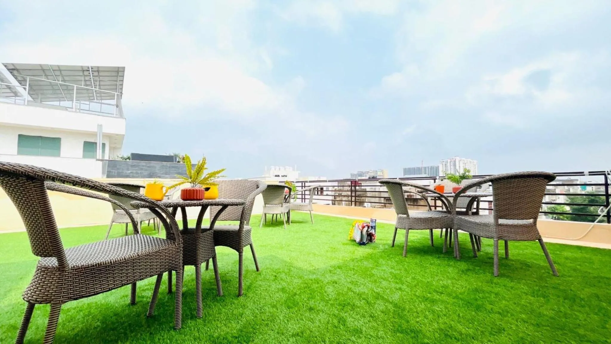Balcony/Terrace in BluO 2BR Jaipur - Lift, Balcony, Parking, Terrace