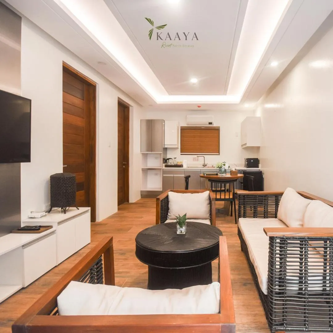 Living room in Kaaya Resort North Boracay