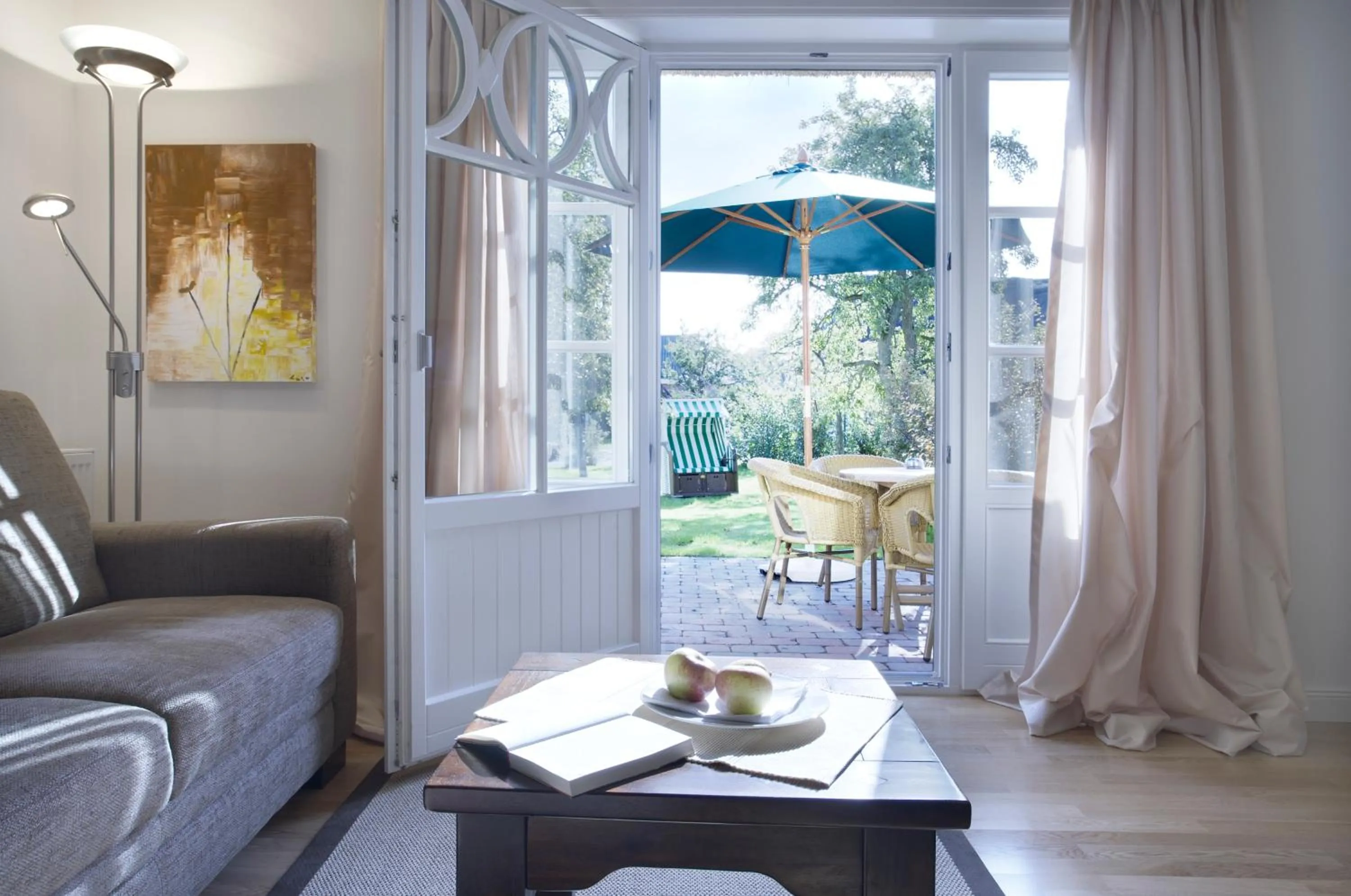 Balcony/Terrace in Rackmers Hof - Suiten Hotel garni mit Sauna