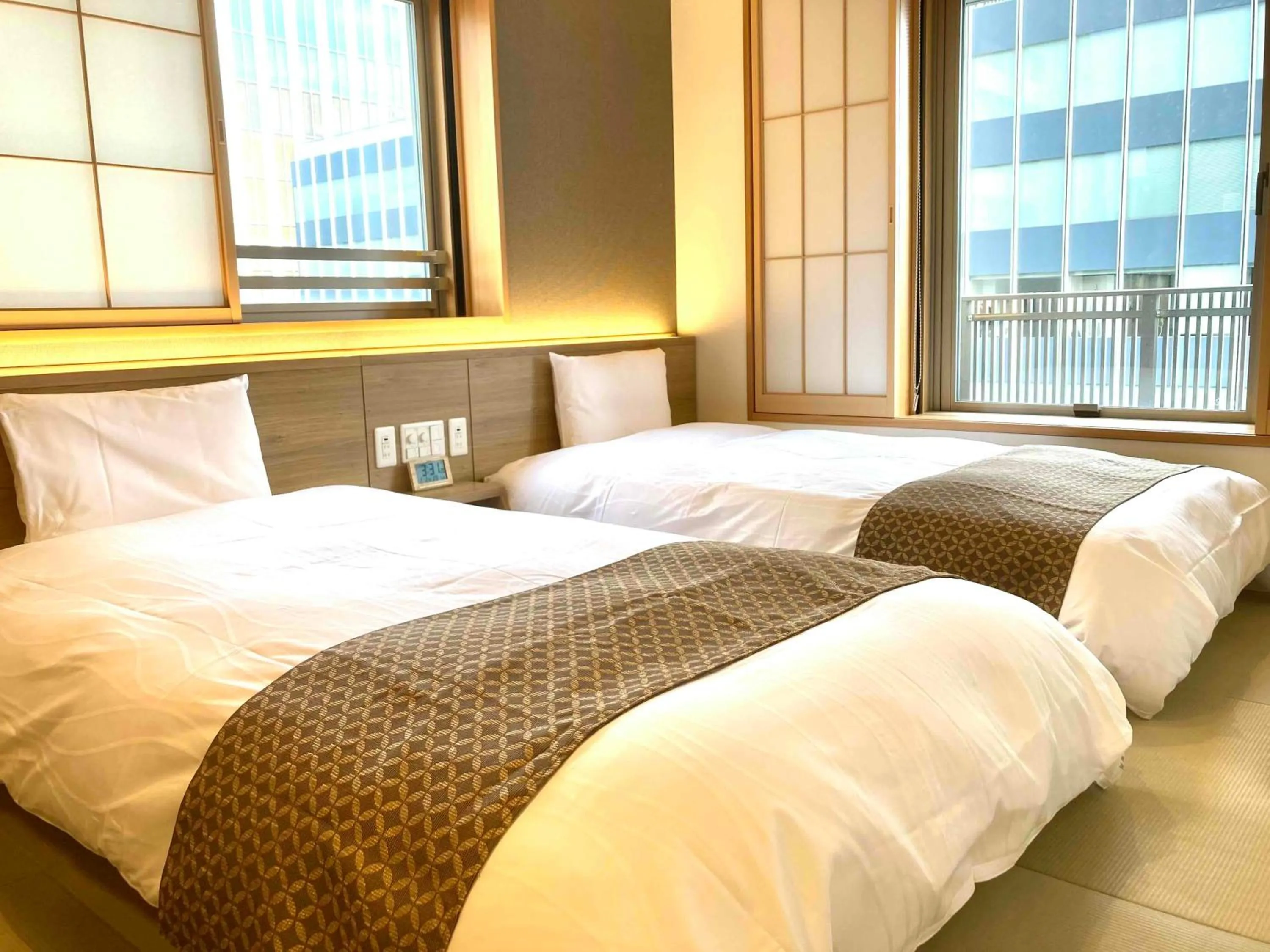 Bed in Dormy Inn Premium Ginza - Natural Hot Spring