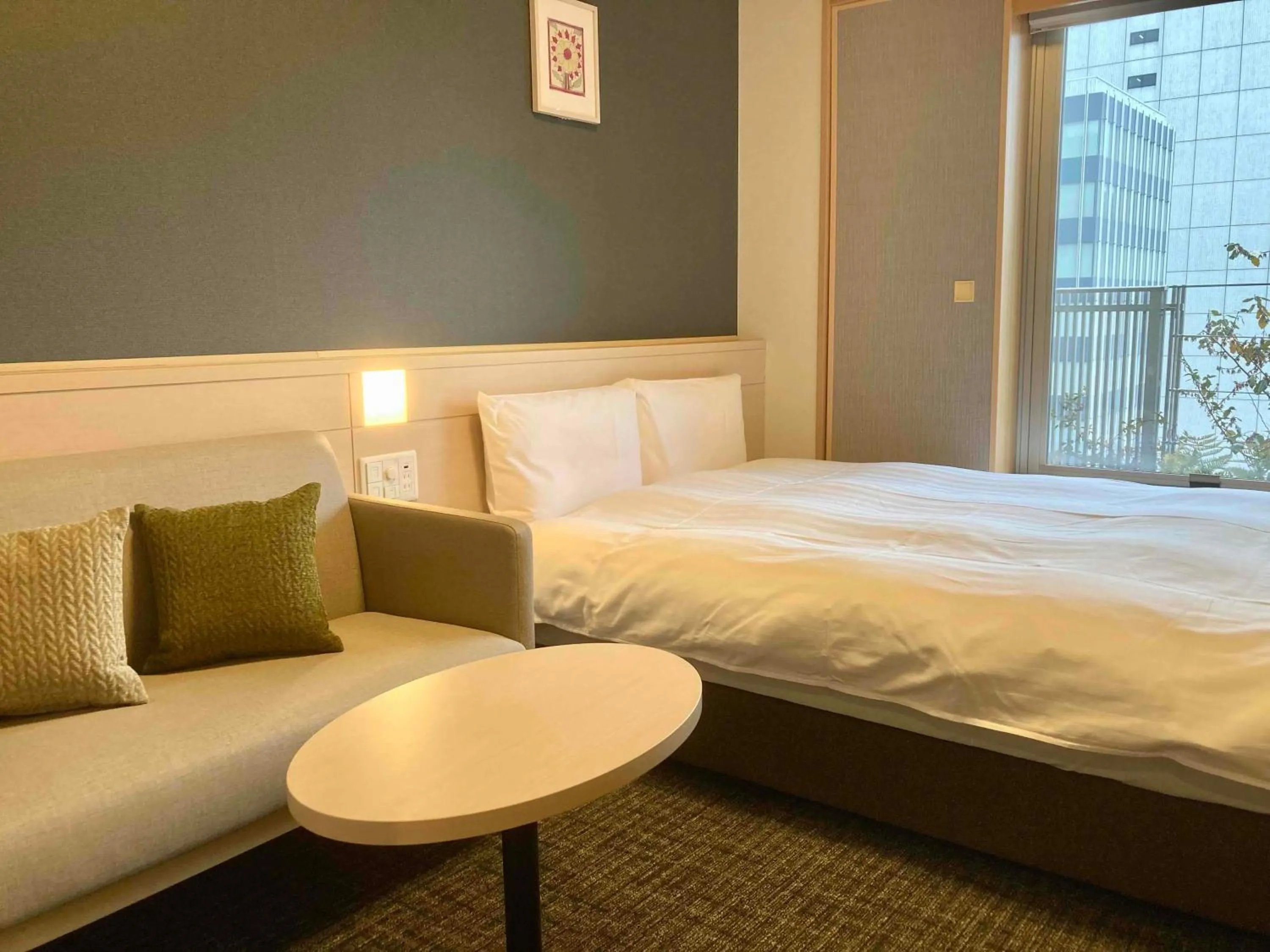 Bedroom, Bed in Dormy Inn Premium Ginza - Natural Hot Spring