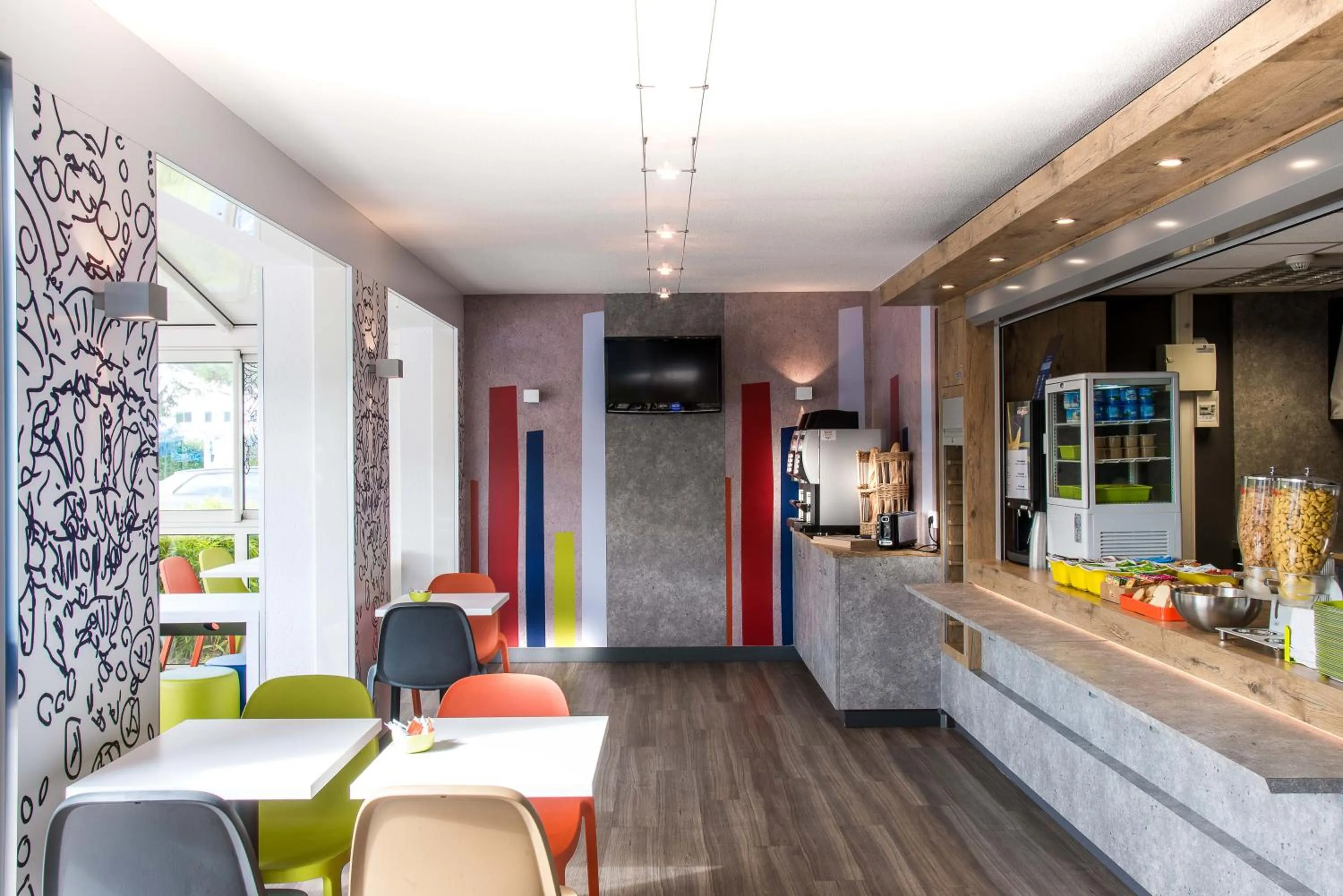 Buffet breakfast in ibis budget Issoire