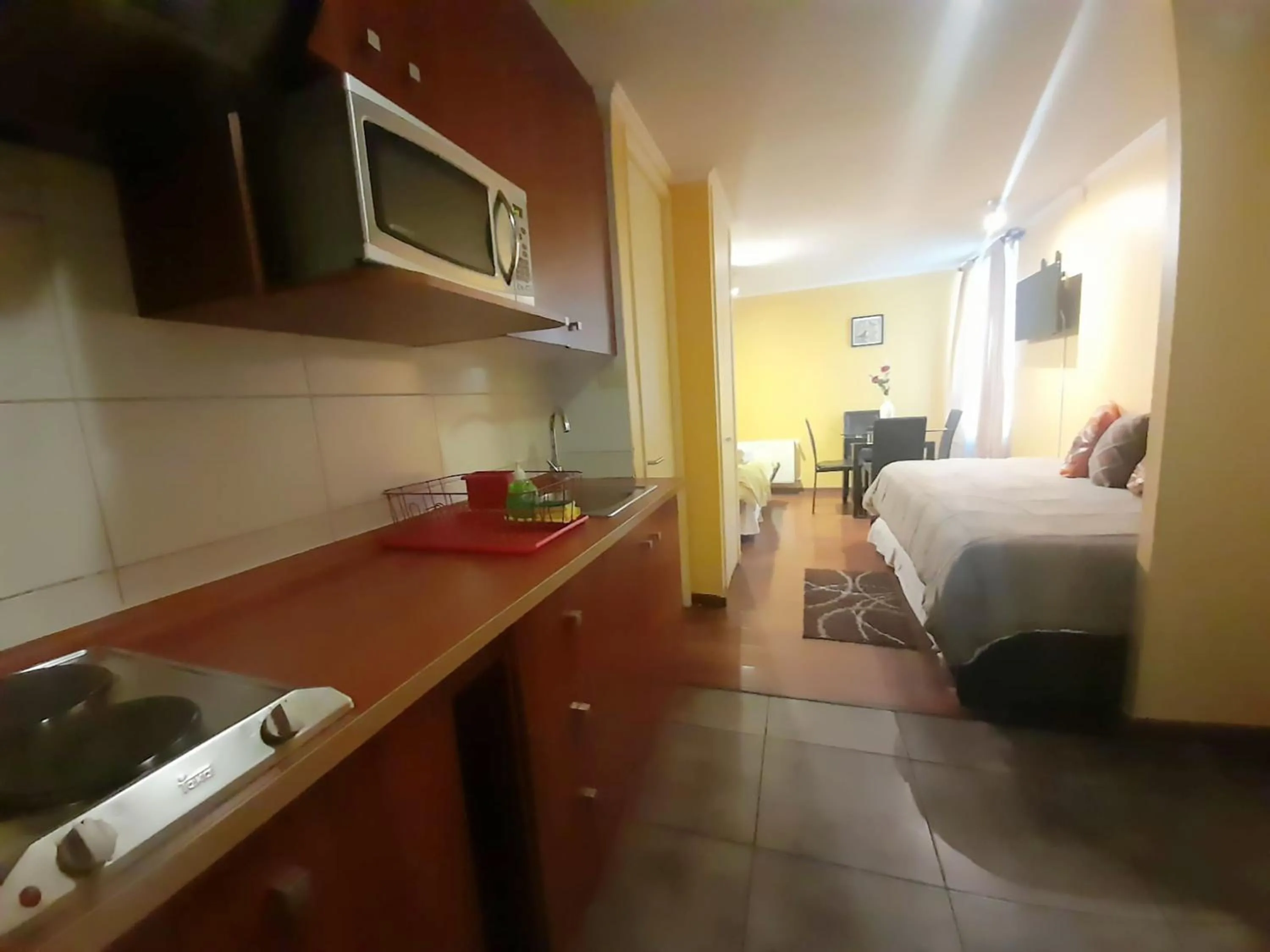 Decorative detail, Bed in VIP Apartments Chile